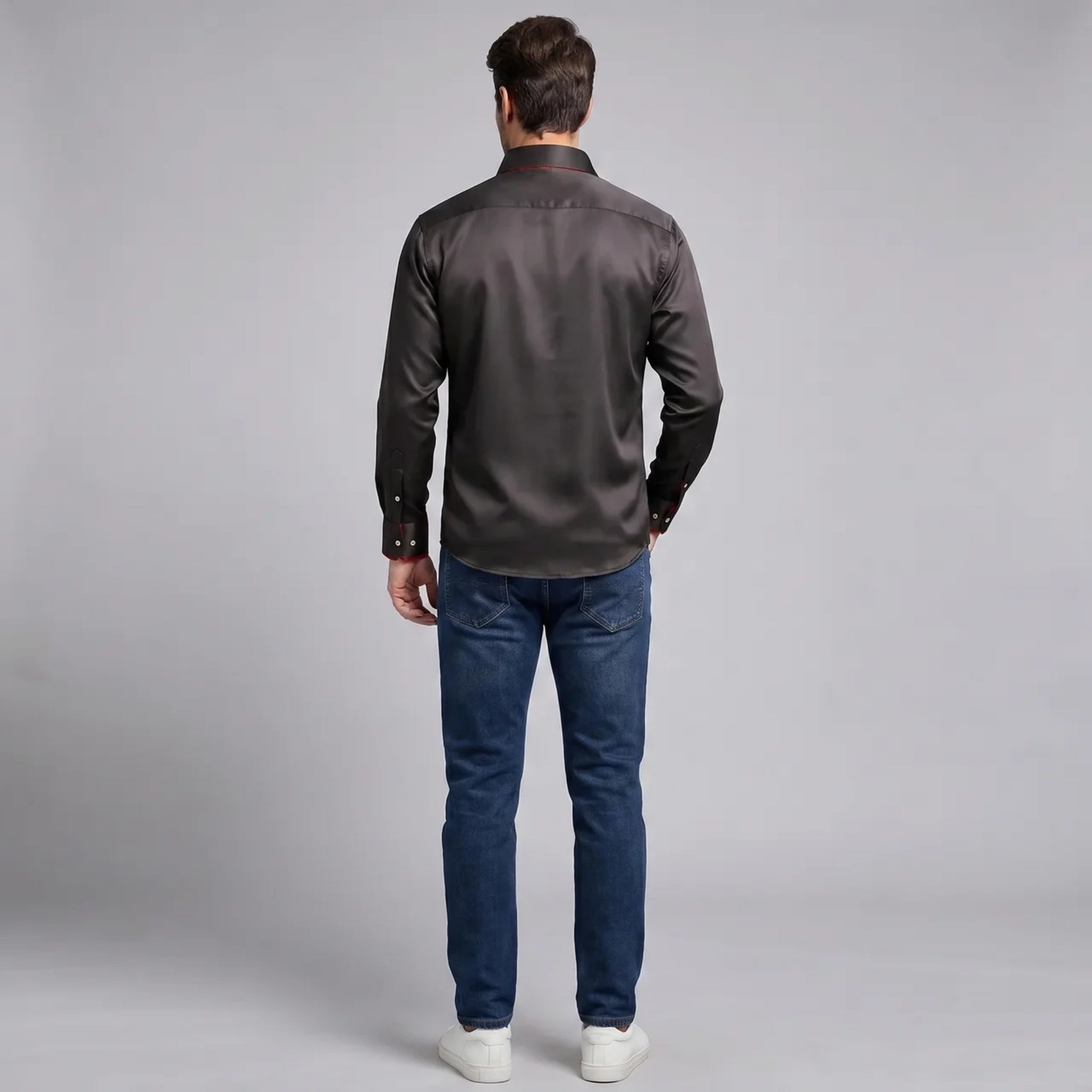 Men’s Executive Spring Shirt with Metallic Detail