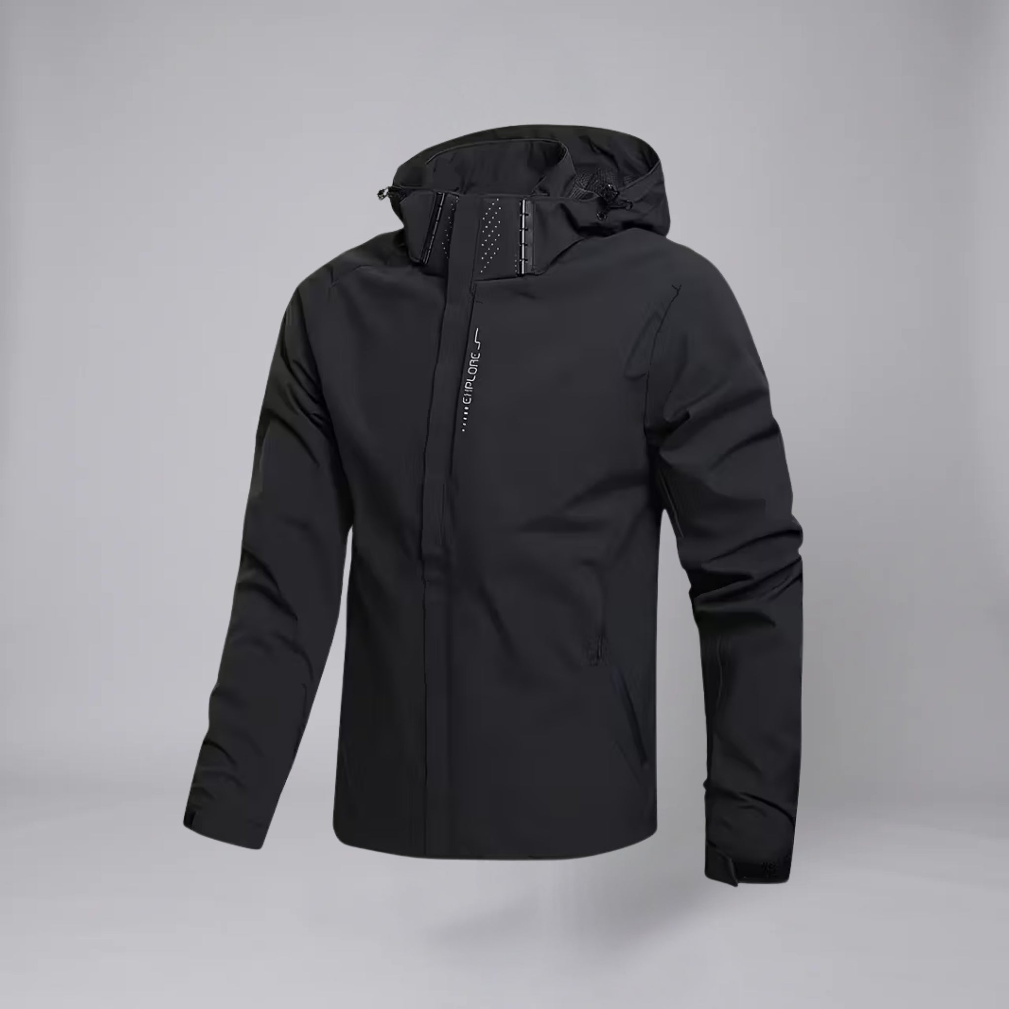 Men’s Hooded Technical Spring Windbreaker for Active Outdoor Wear