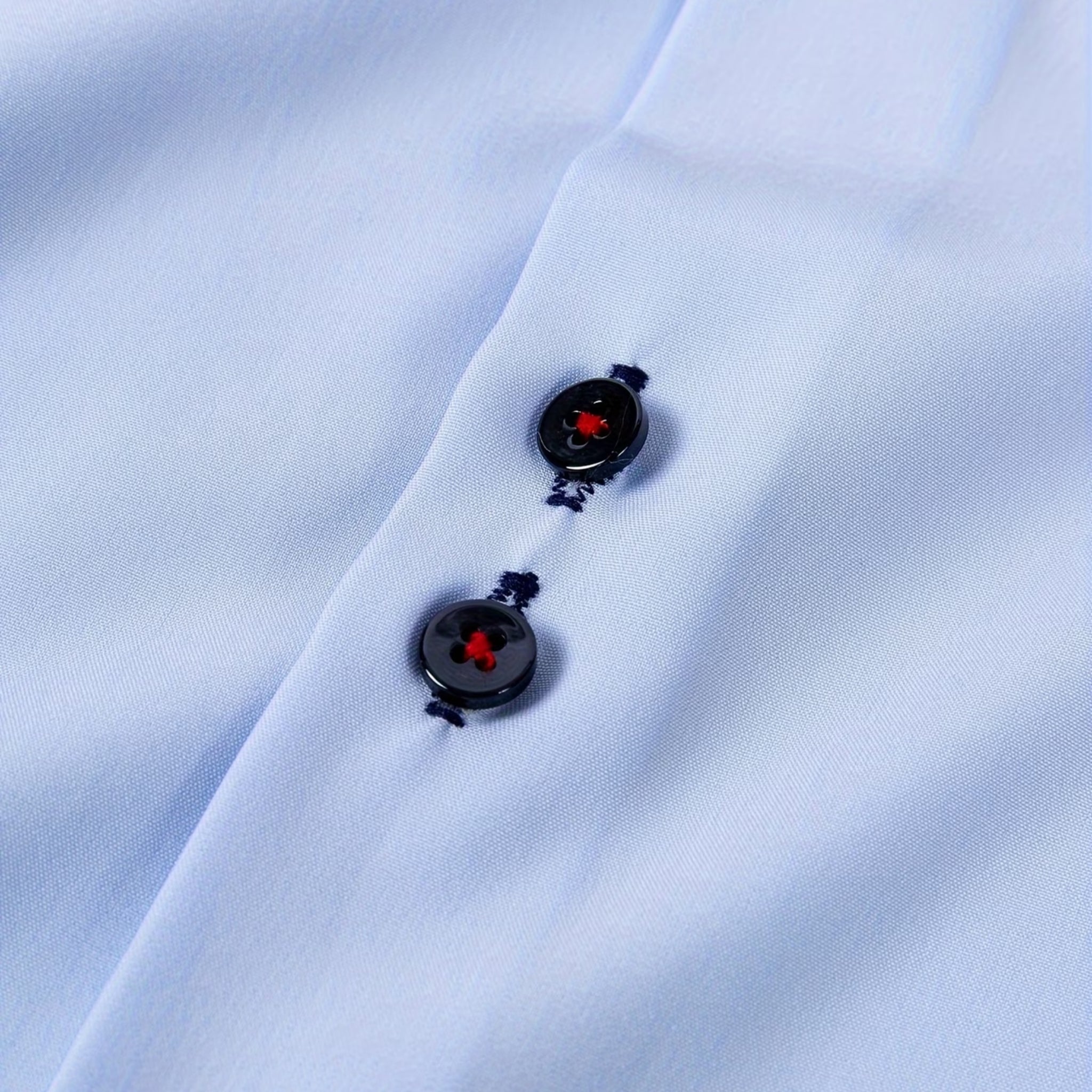 Men’s Patterned Trim Spring Business Shirt