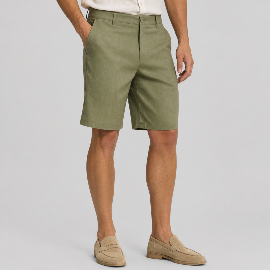Men’s Pure Linen Chino Shorts