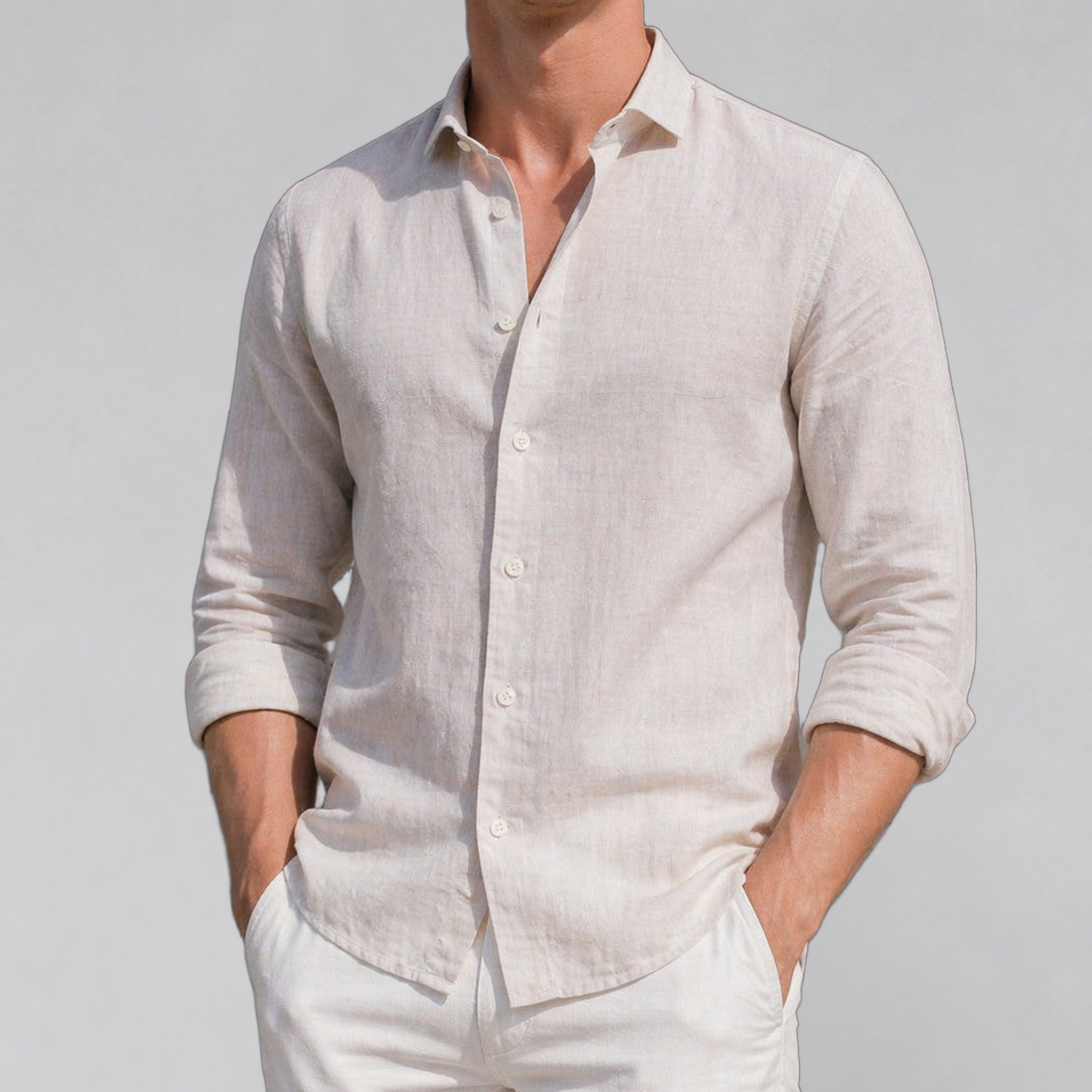 Men’s Pure Linen Shirt