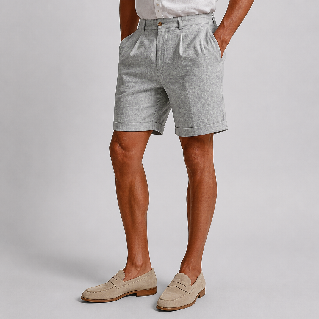 Men's Sage Tailored Shorts – Smart Casual Chino Shorts Men