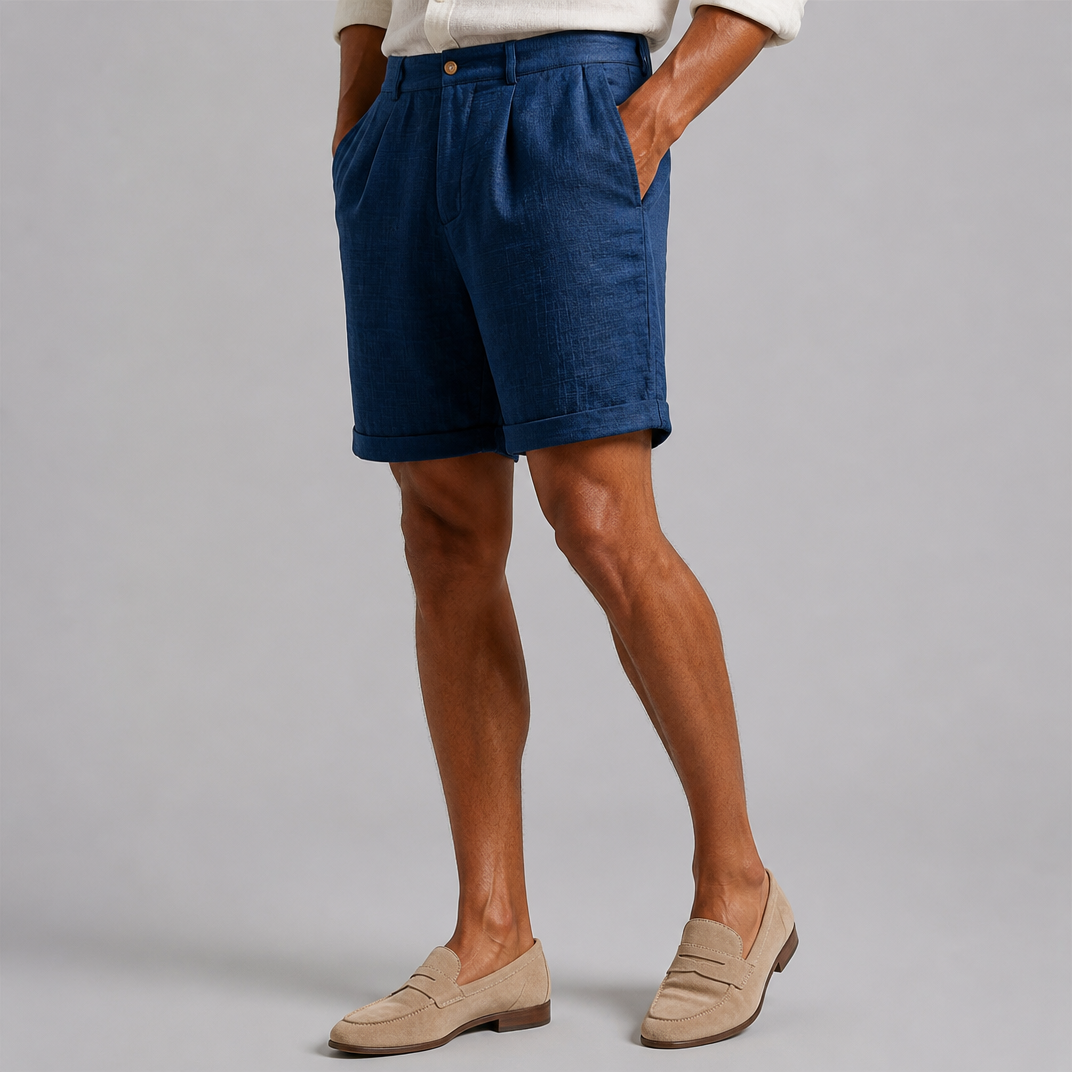 Men's Sage Tailored Shorts – Smart Casual Chino Shorts Men