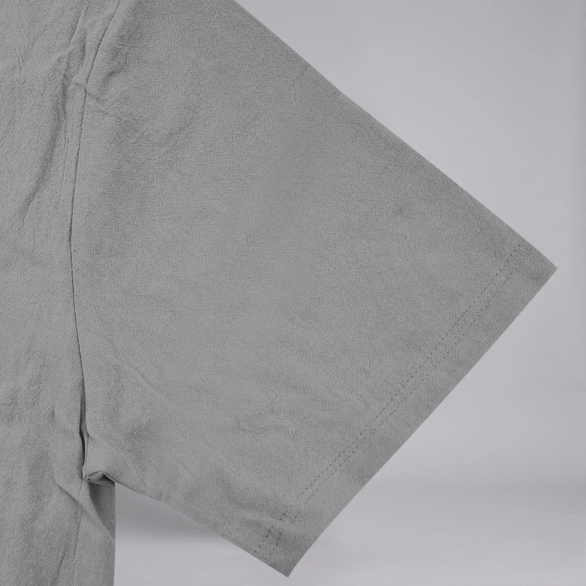 Men’s Slub-Knit Collared Textured Shorts Set