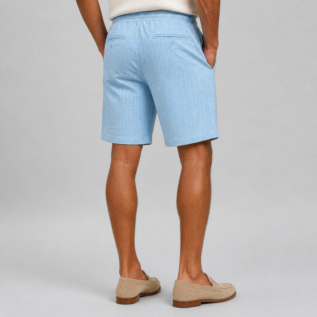 Men's Striped Shorts – Summer Holiday Chino Shorts Men