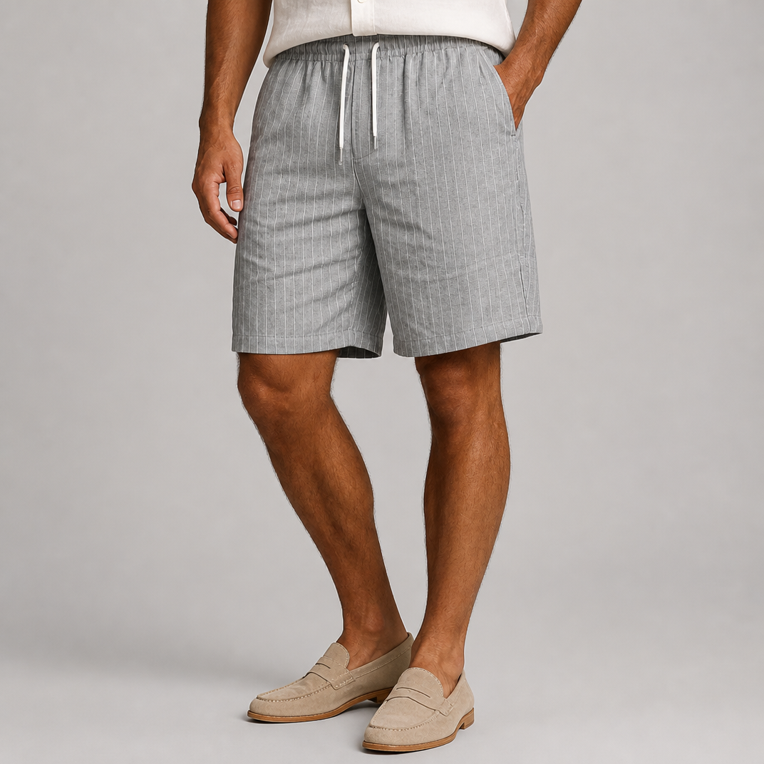 Men's Striped Shorts – Summer Holiday Chino Shorts Men