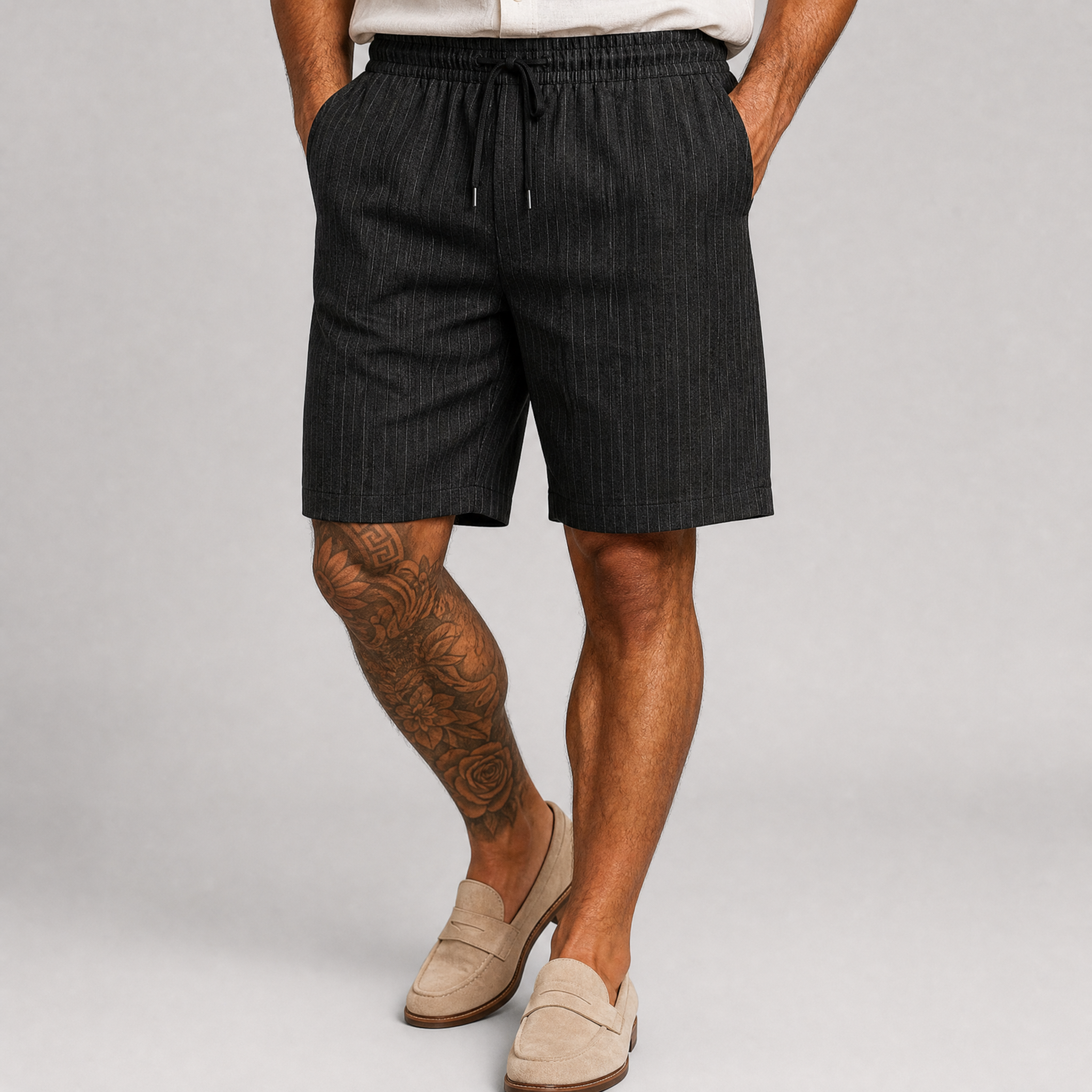Men's Striped Shorts – Summer Holiday Chino Shorts Men