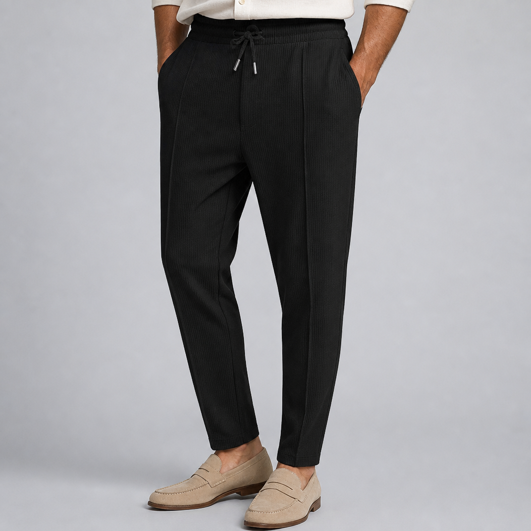 Men’s Textured Drawstring Pants