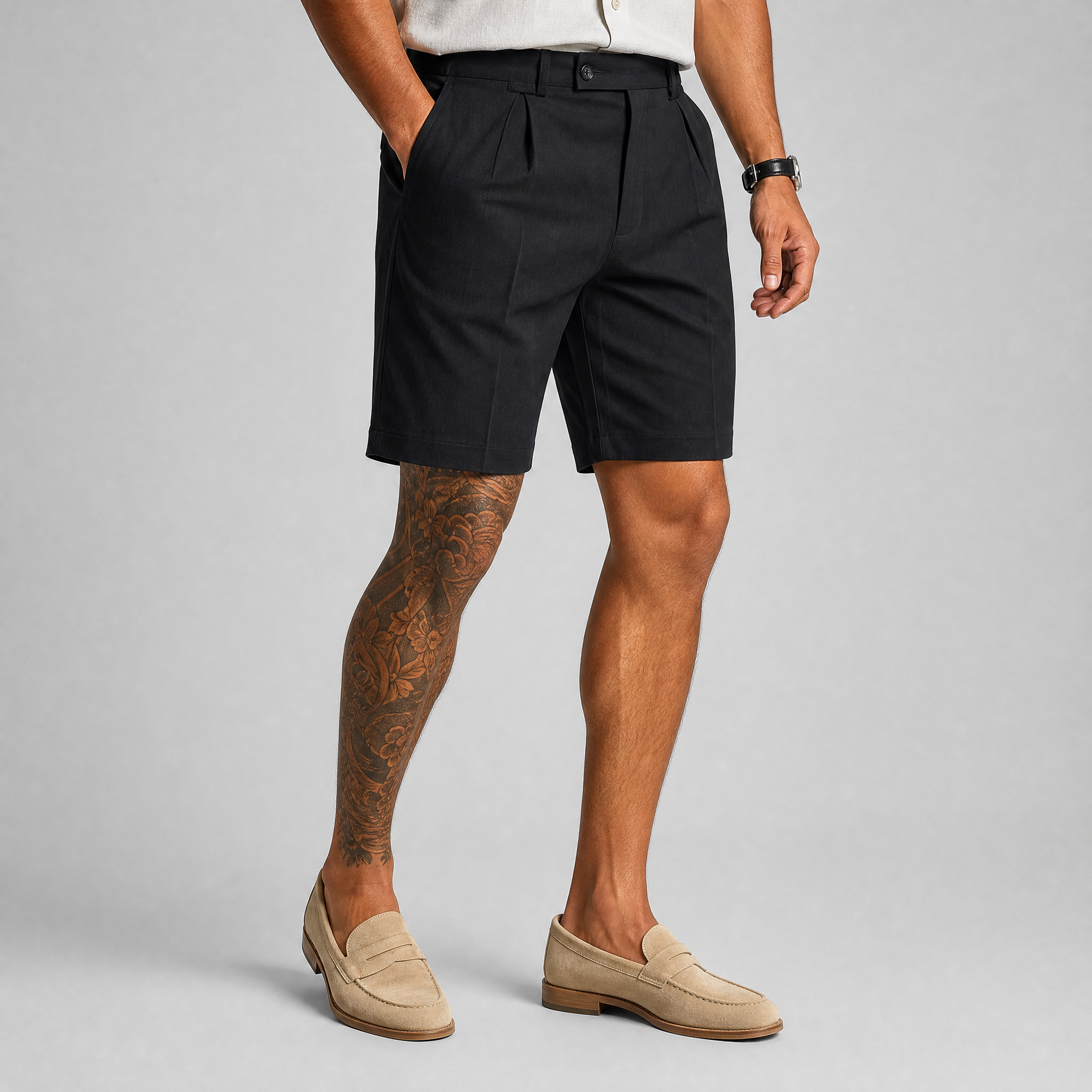 Men's White Chino Shorts – Smart Tailored Shorts