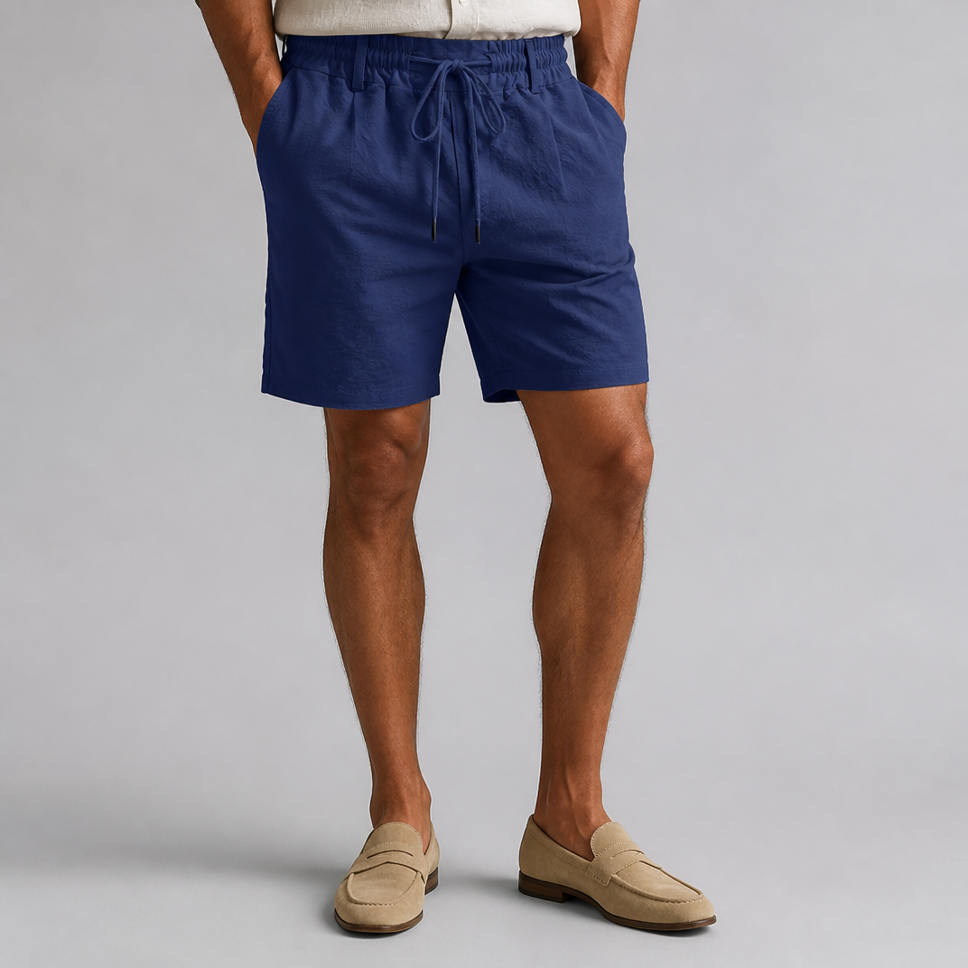 Men's White Linen Blend Shorts – Holiday Men's Linen Shorts