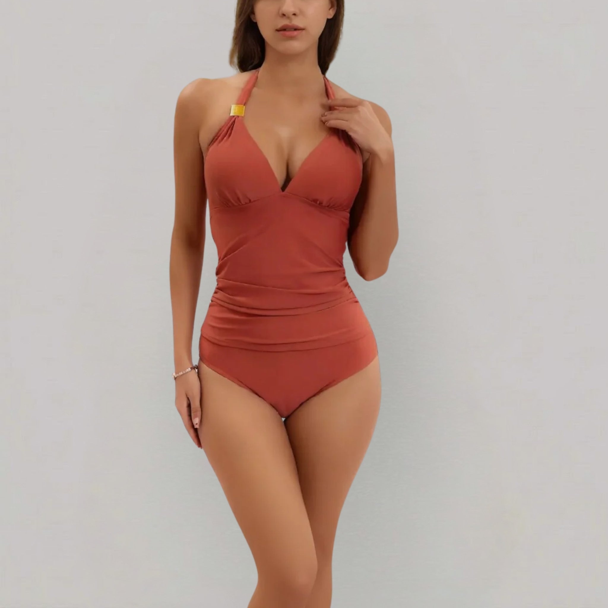 Women’s 2-Piece Spring Halter Swimsuit