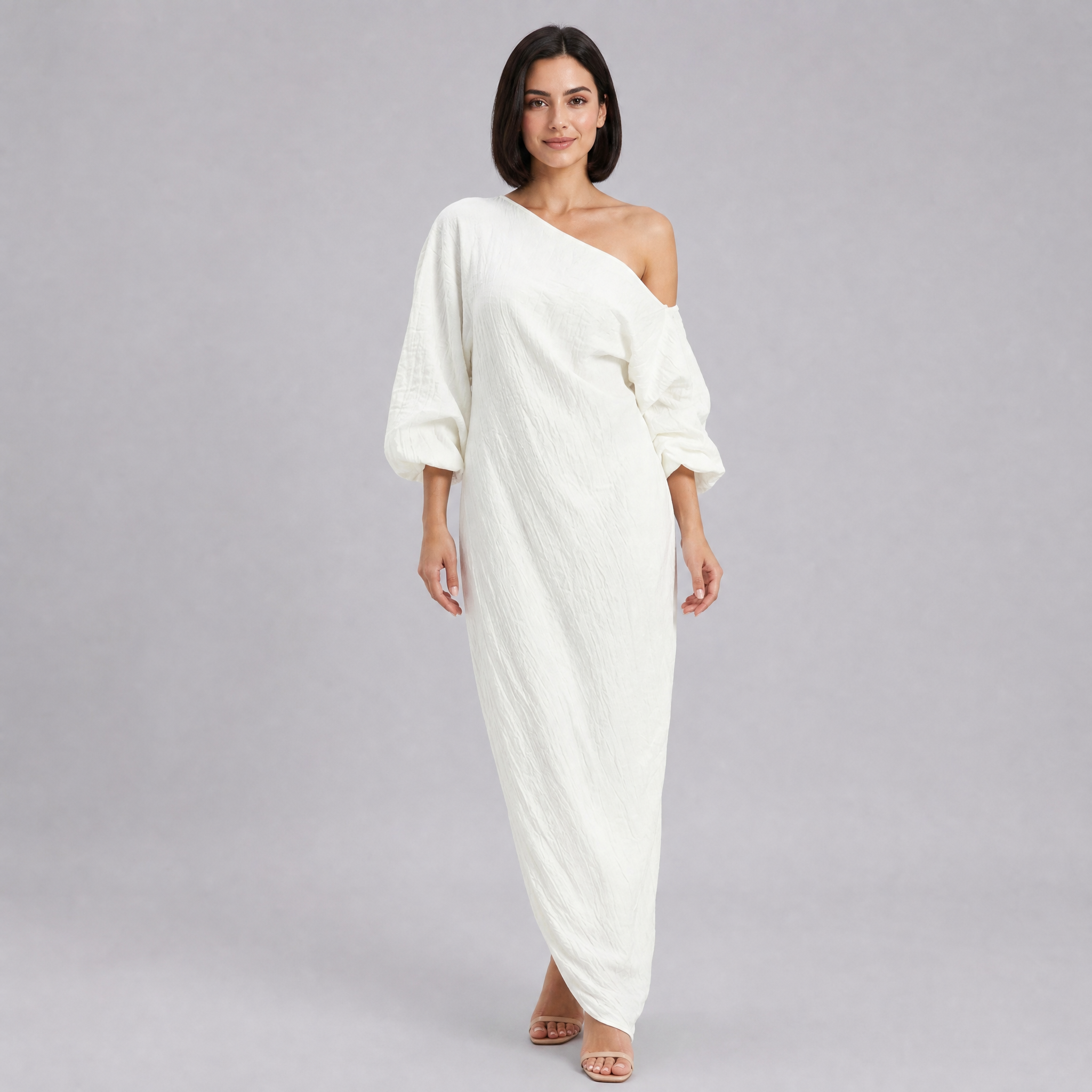 Women’s Asymmetric One-Shoulder Spring Maxi Dress