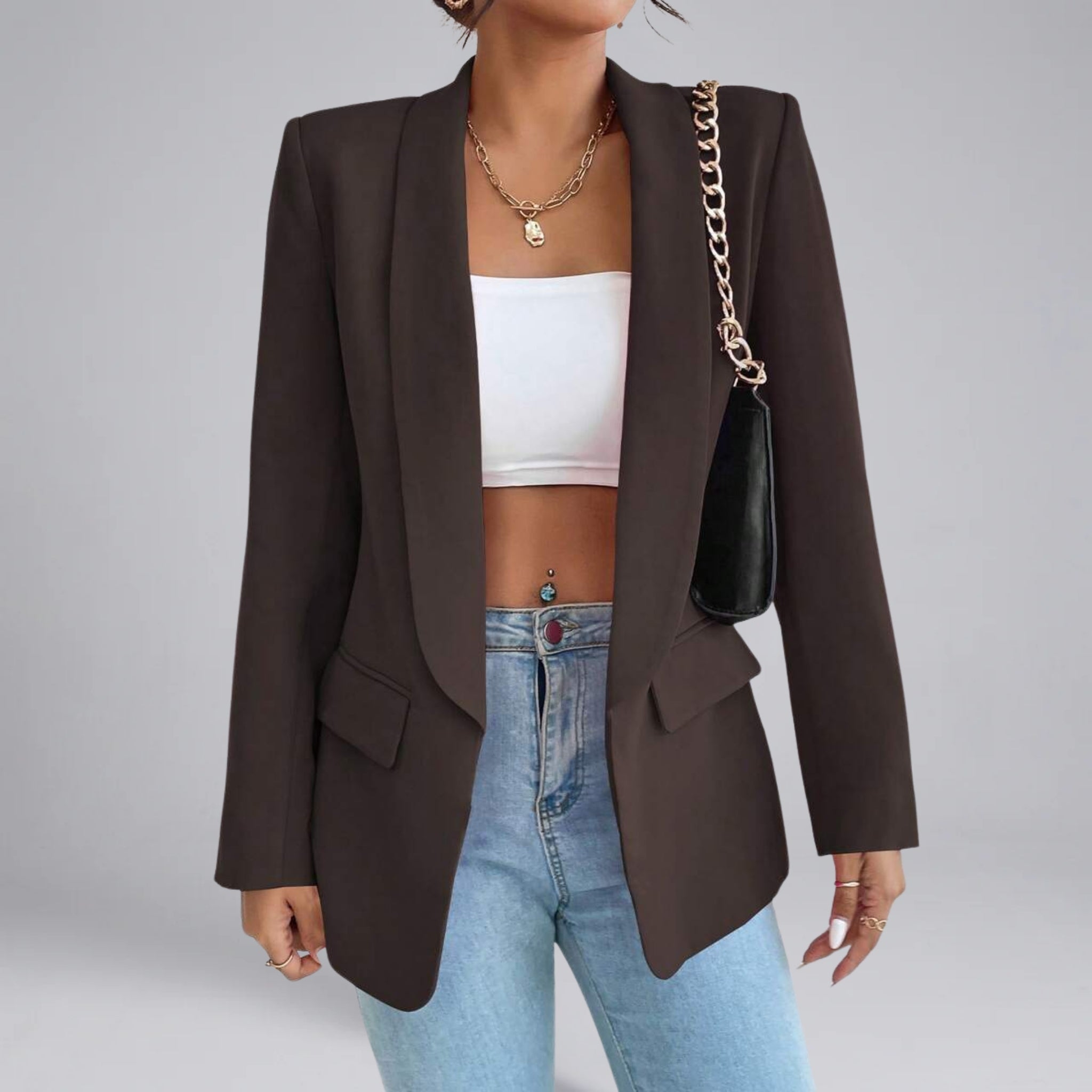 Women’s Lightweight Open-Front Spring Blazer