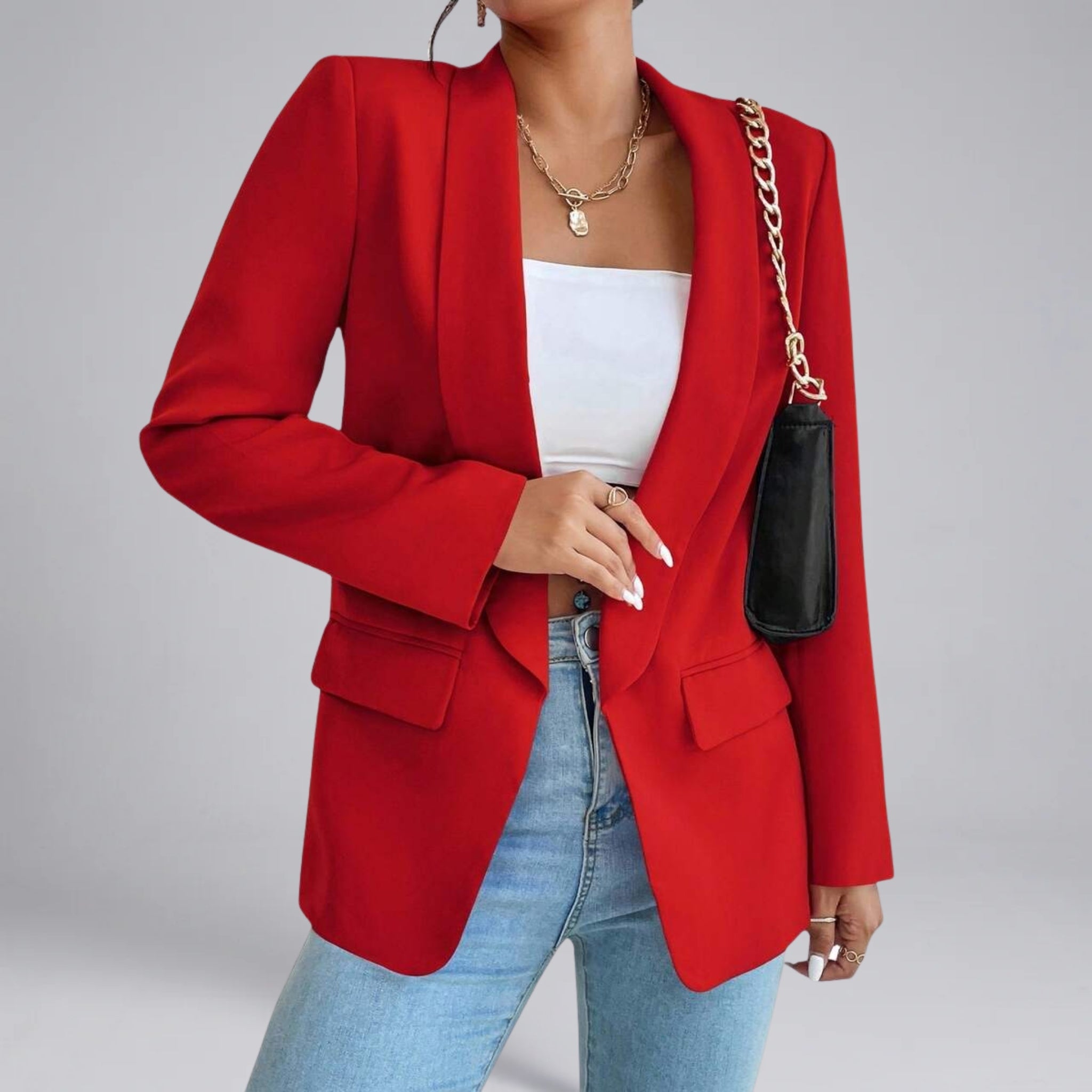 Women’s Lightweight Open-Front Spring Blazer