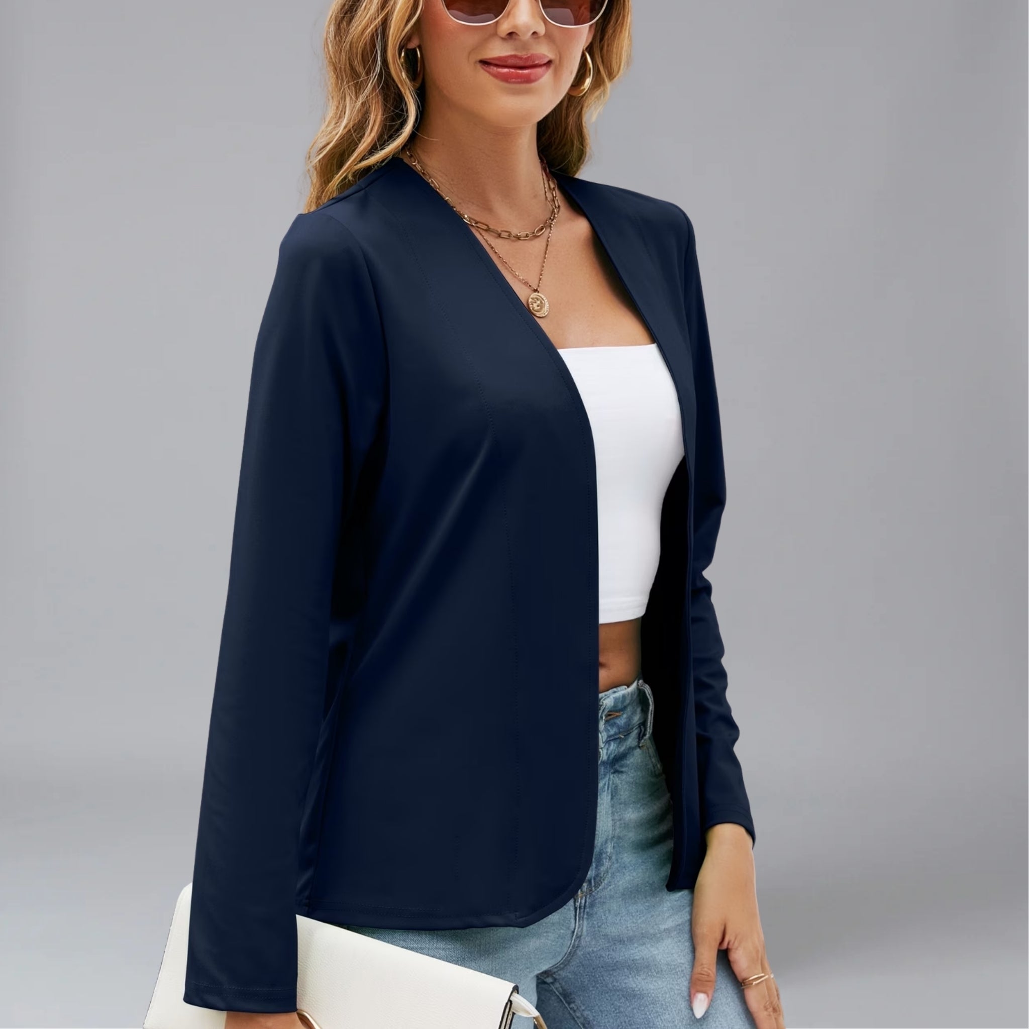 Women’s Lightweight Open-Front Spring Cardigan