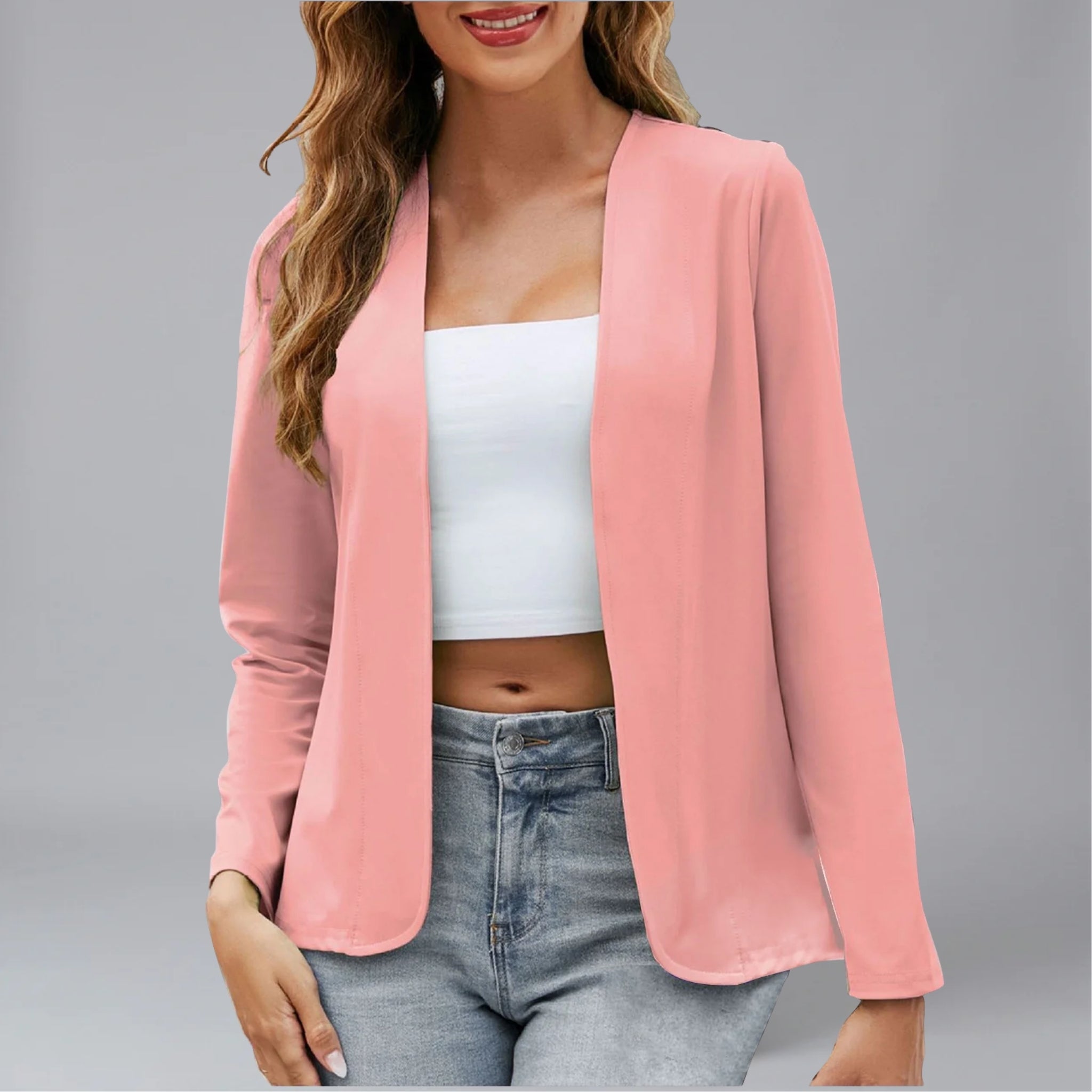 Women’s Lightweight Open-Front Spring Cardigan