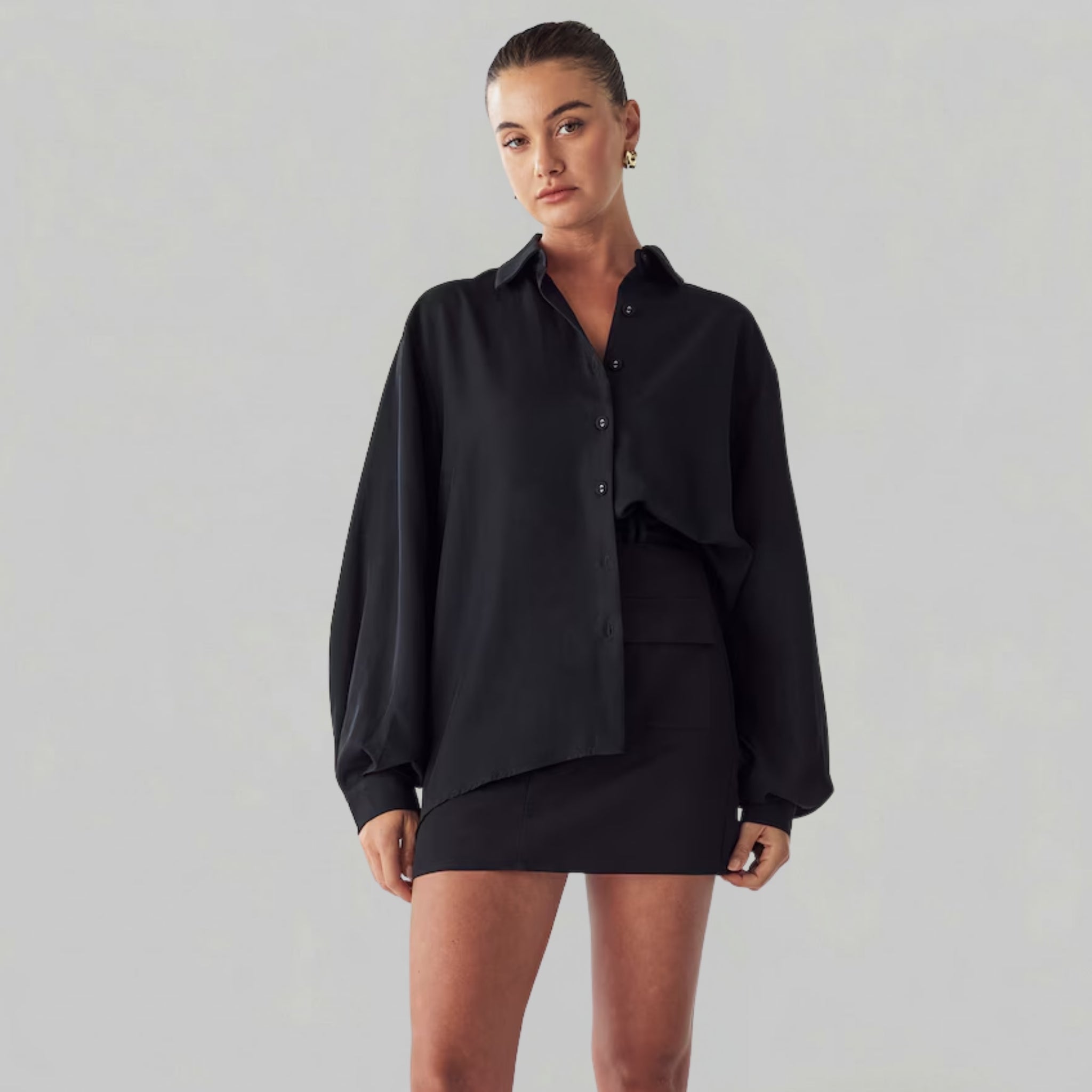 Women’s Oversized Balloon Sleeve Shirt