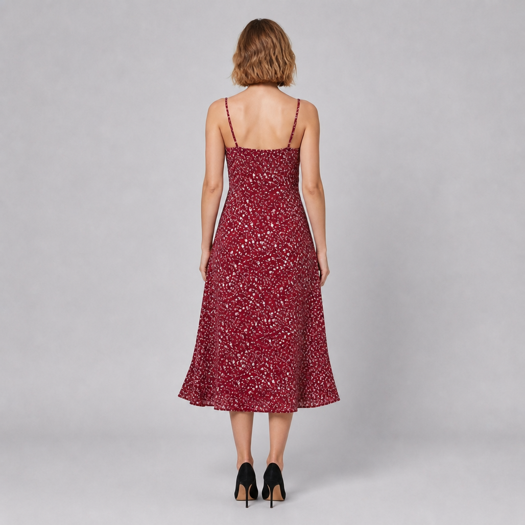 Women’s Sophisticated Floral Maxi Dress