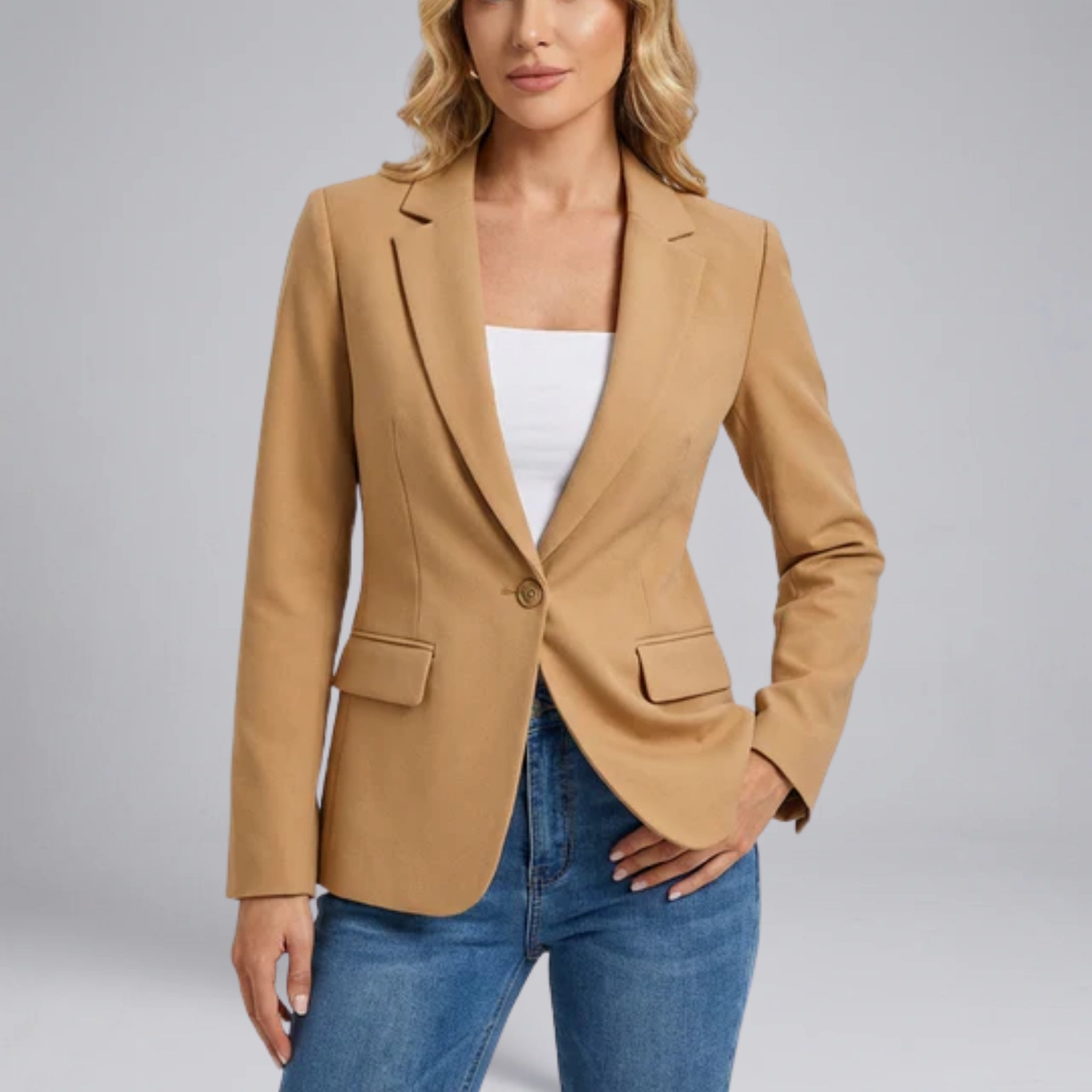Women’s Sophisticated Tailored Crepe Blazer