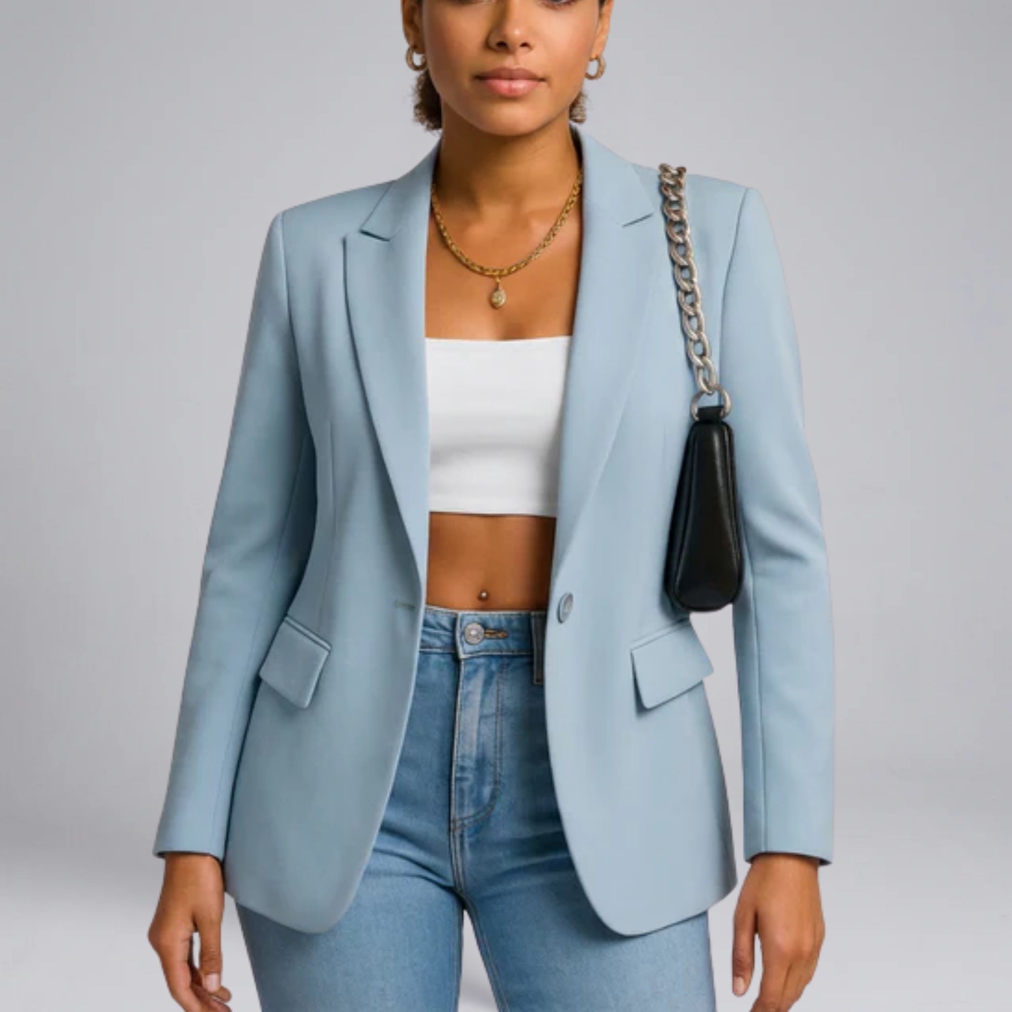 Women’s Sophisticated Tailored Crepe Blazer