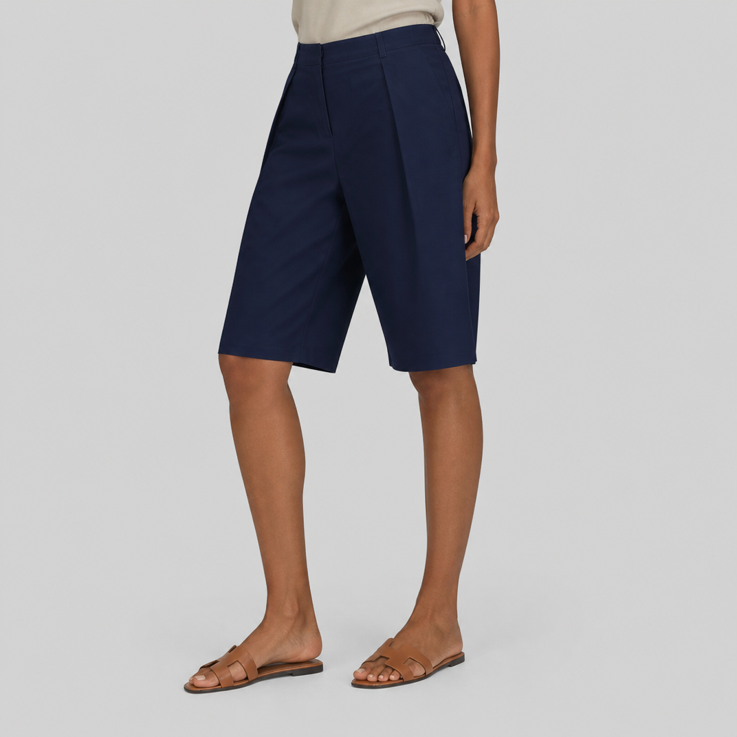 Women's Tailored Bermuda Shorts – High Waisted Women's Shorts