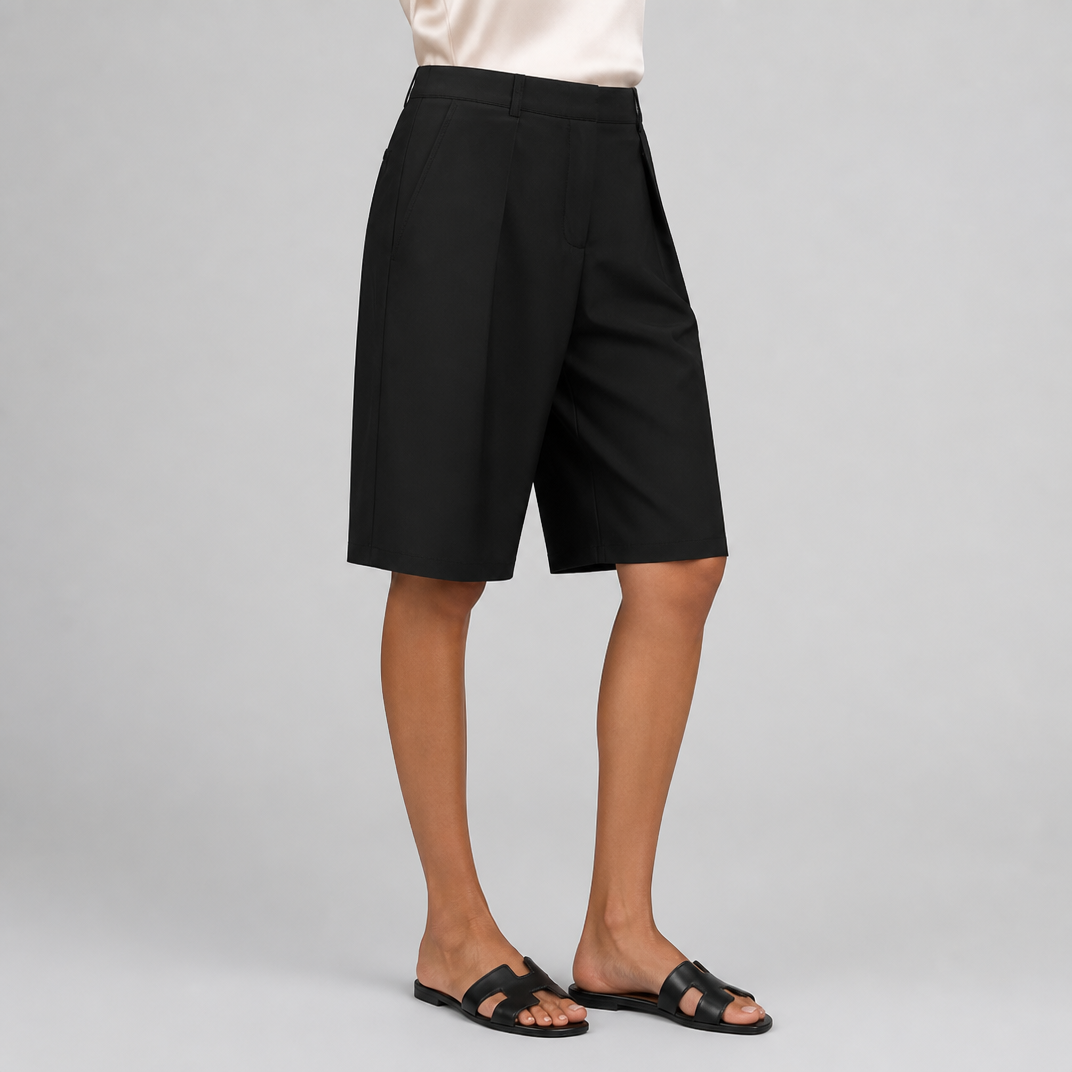 Women's Tailored Bermuda Shorts – High Waisted Women's Shorts