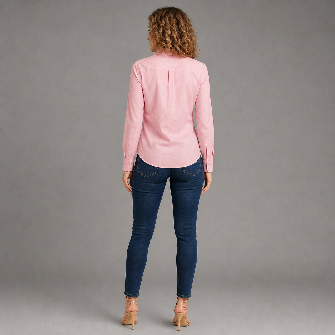 Women’s Textured Button-Down Shirt