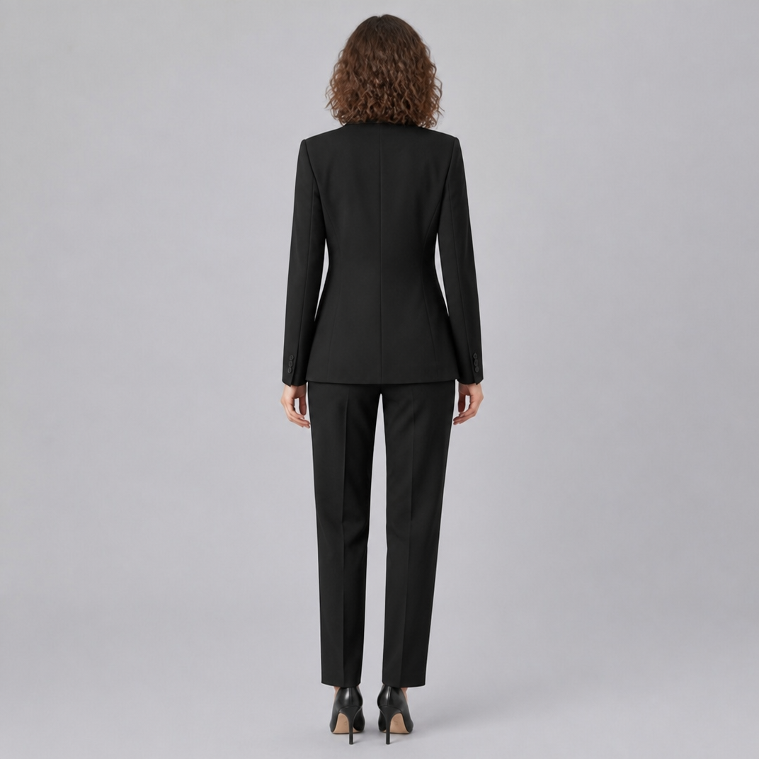 Women’s Textured Panelled Wedding Guest Blazer Set