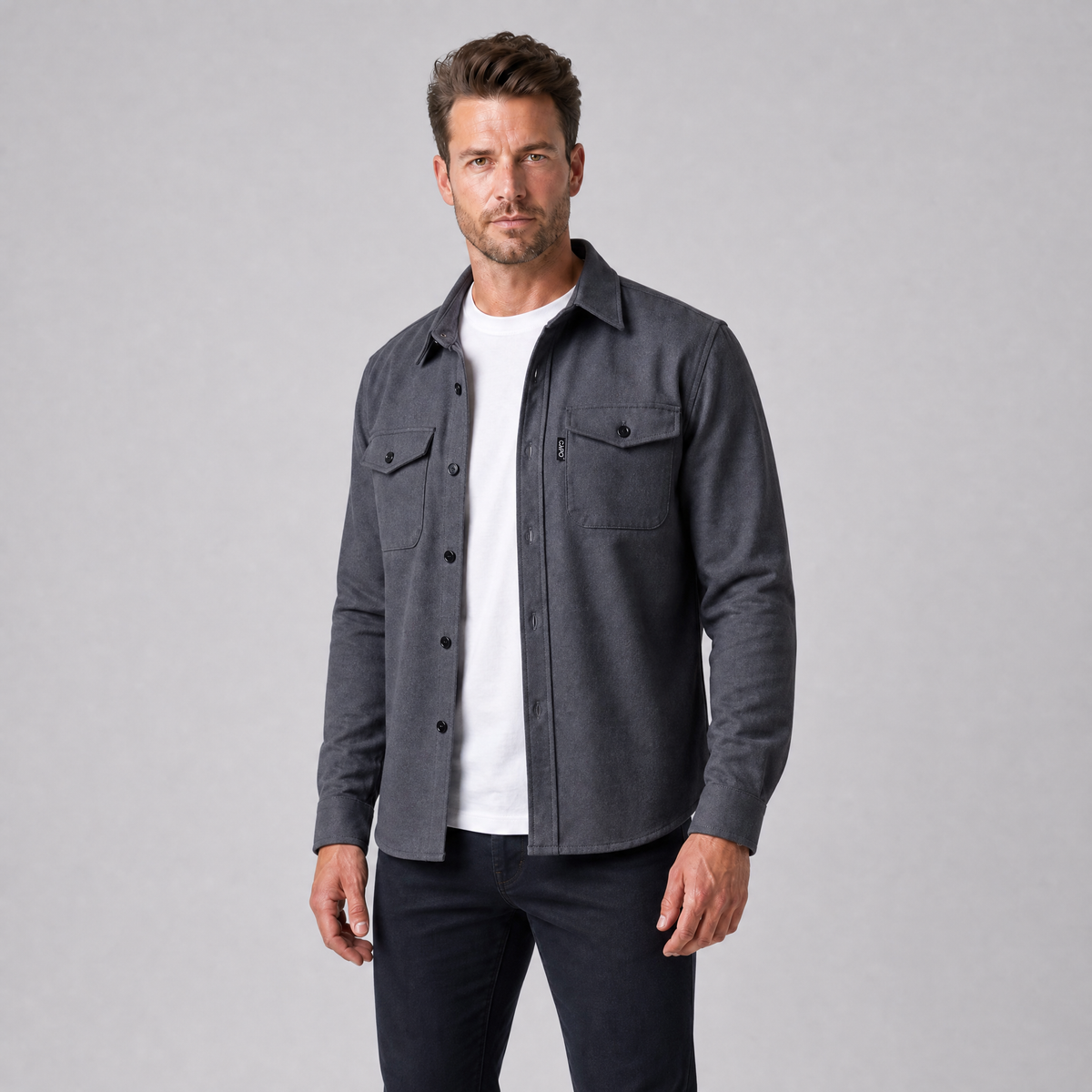Men's Heavyweight Cotton Canvas Overshirt