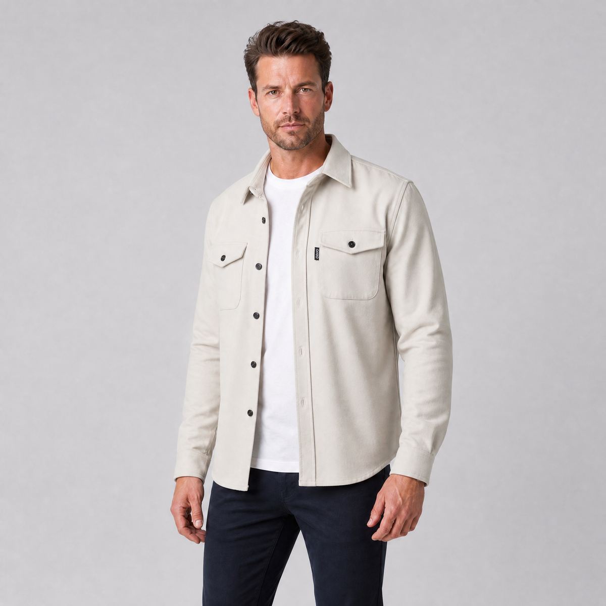 Men's Heavyweight Cotton Canvas Overshirt