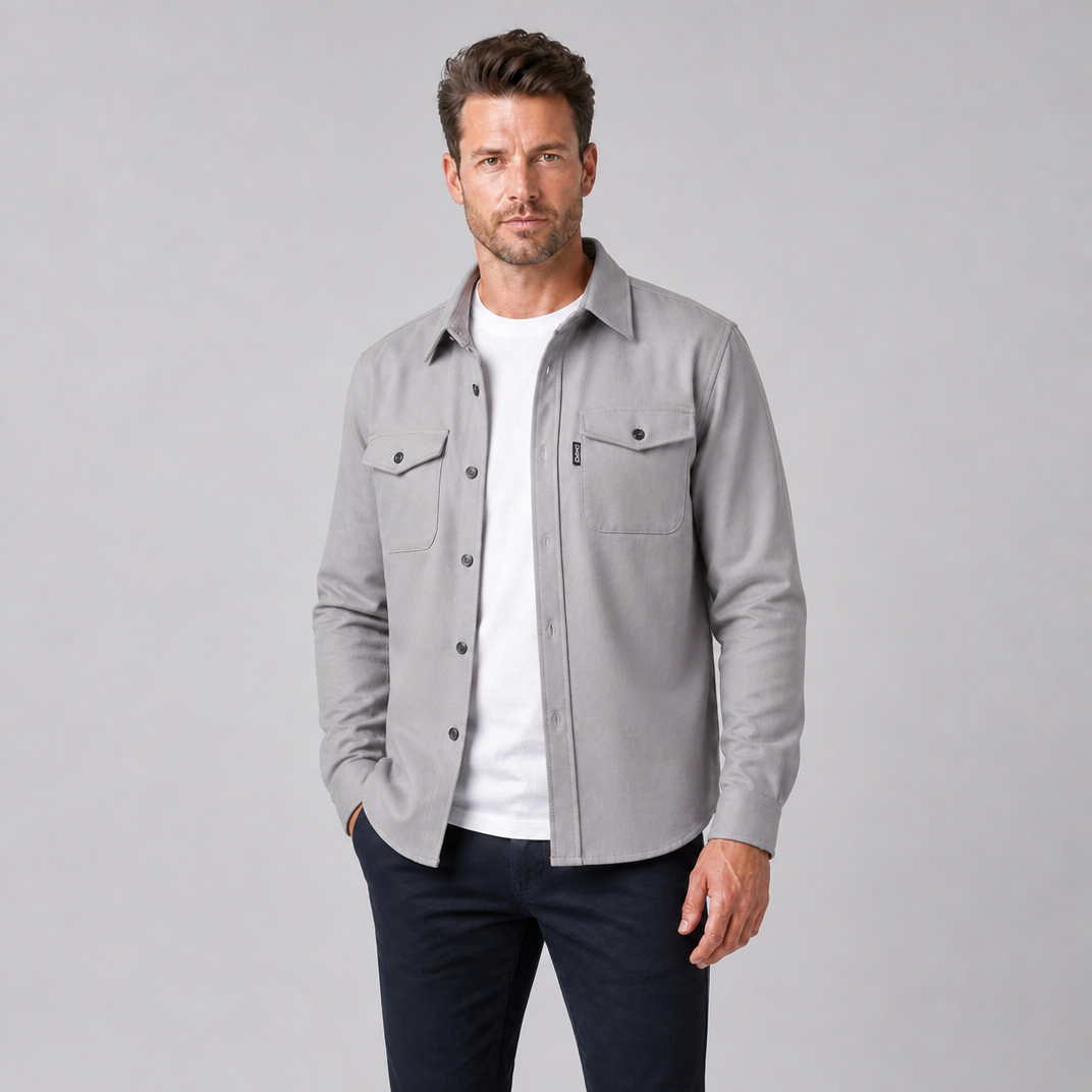 Men's Heavyweight Cotton Canvas Overshirt