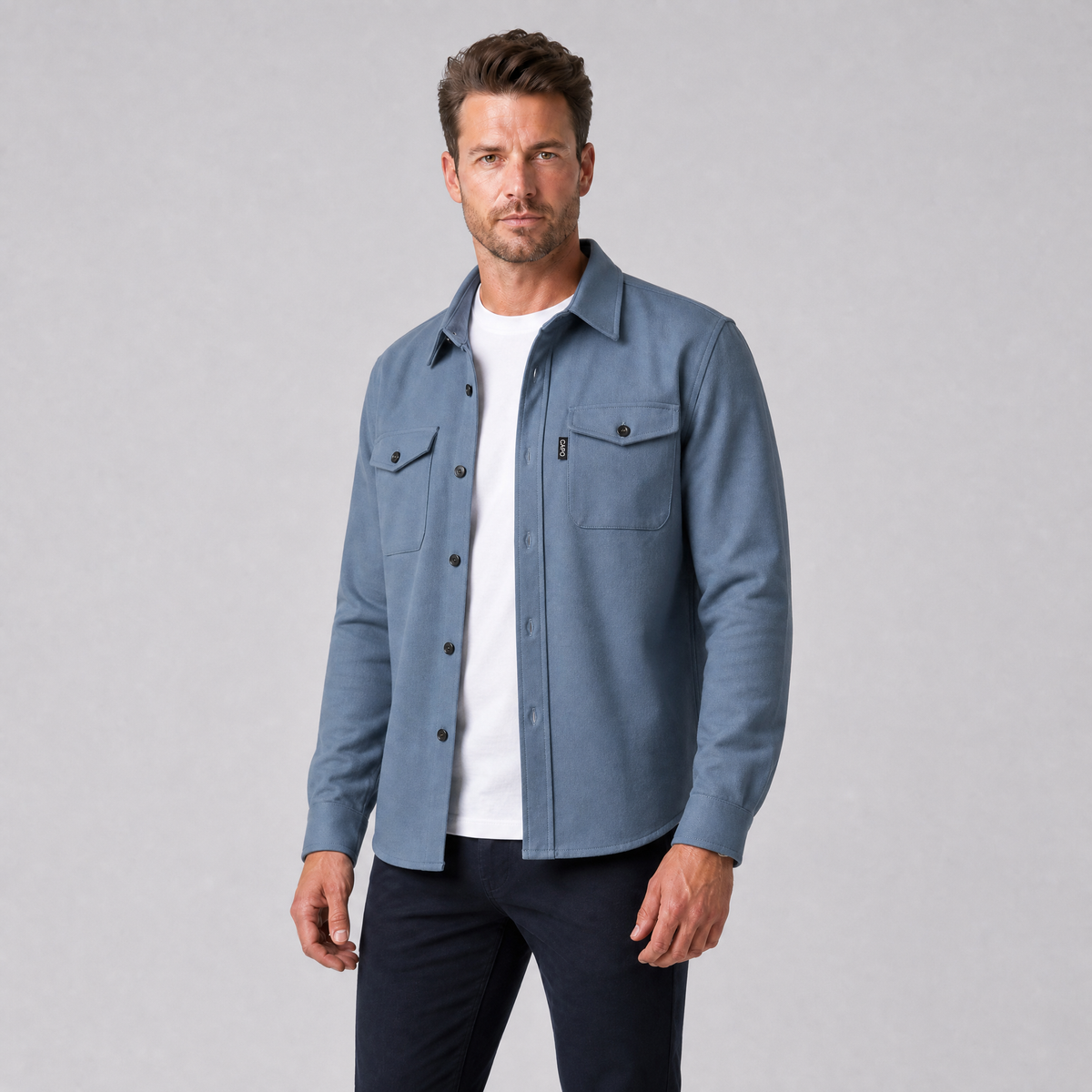 Men's Heavyweight Cotton Canvas Overshirt
