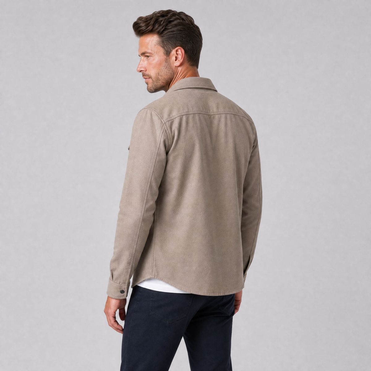 Men's Heavyweight Cotton Canvas Overshirt