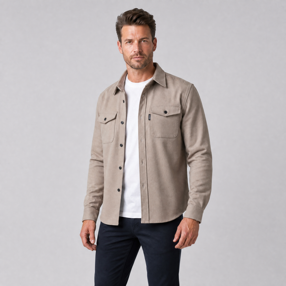 Men's Heavyweight Cotton Canvas Overshirt