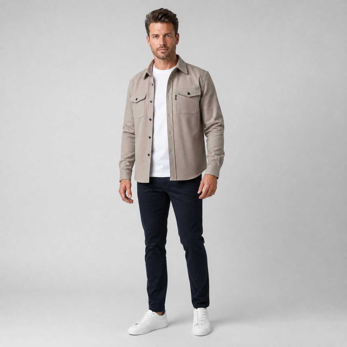 Men's Heavyweight Cotton Canvas Overshirt