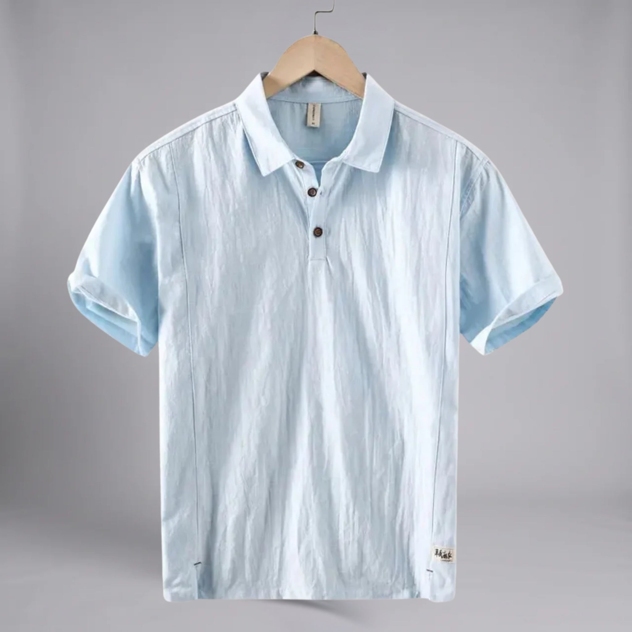 Men’s Heritage Cotton-Linen Textured Shirt