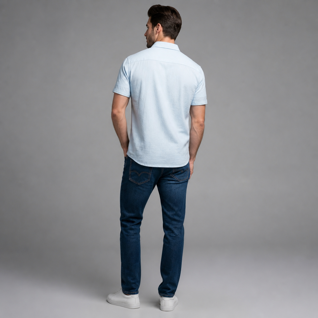 Men’s Heritage Textured Linen Shirt