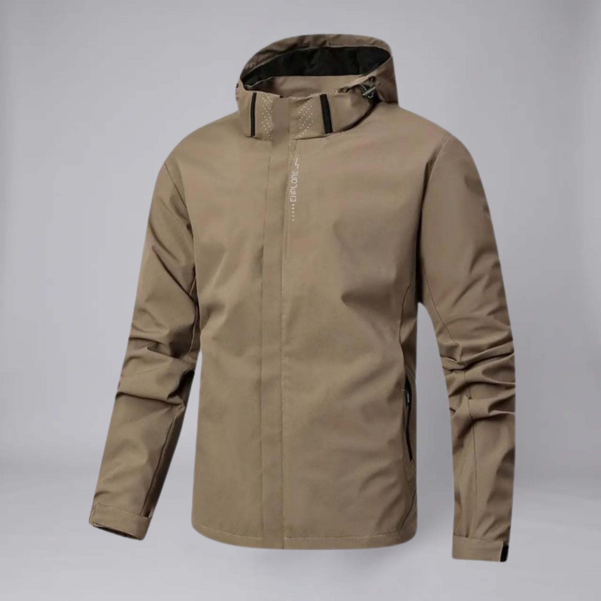 Men’s Hooded Technical Spring Windbreaker for Active Outdoor Wear