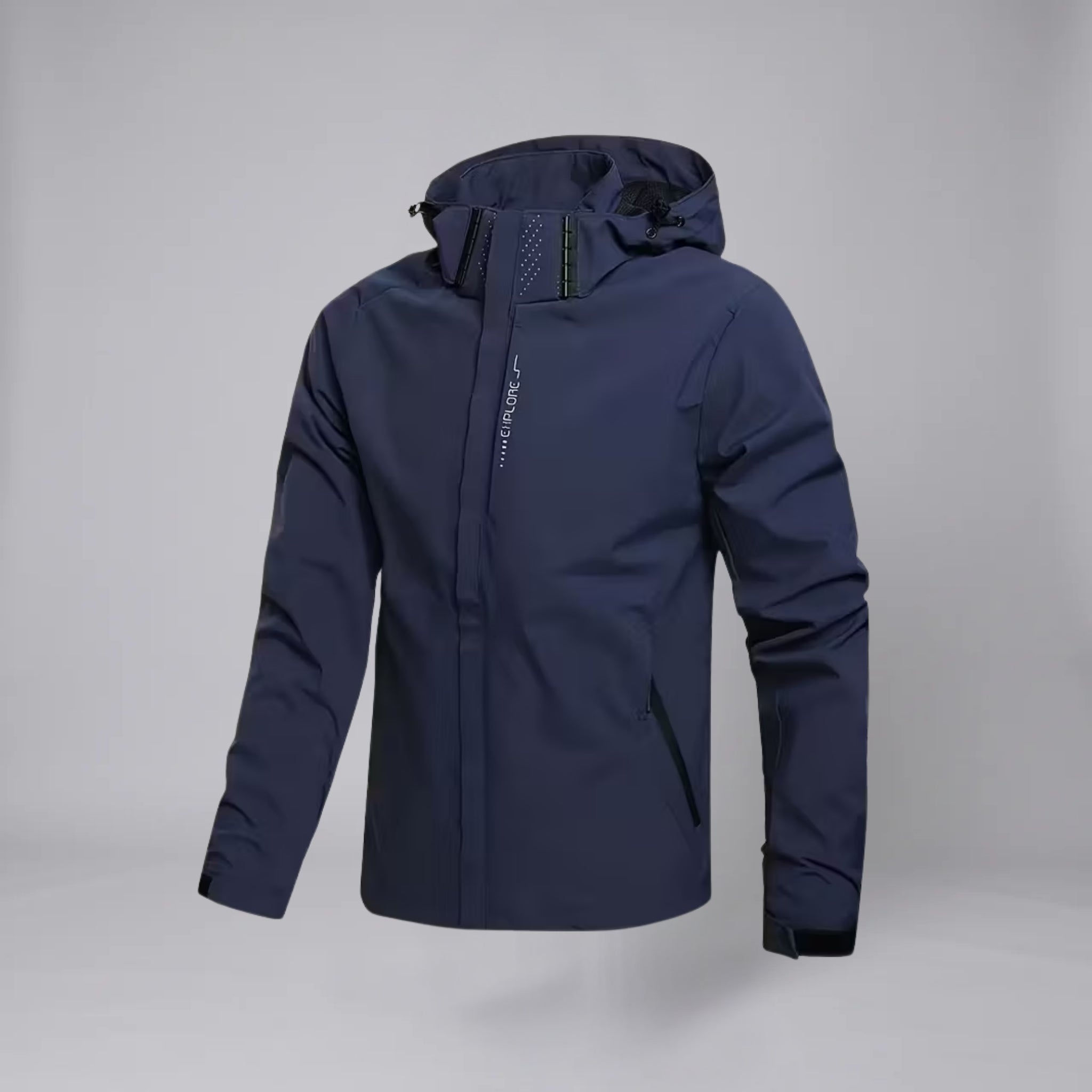 Men’s Hooded Technical Spring Windbreaker for Active Outdoor Wear