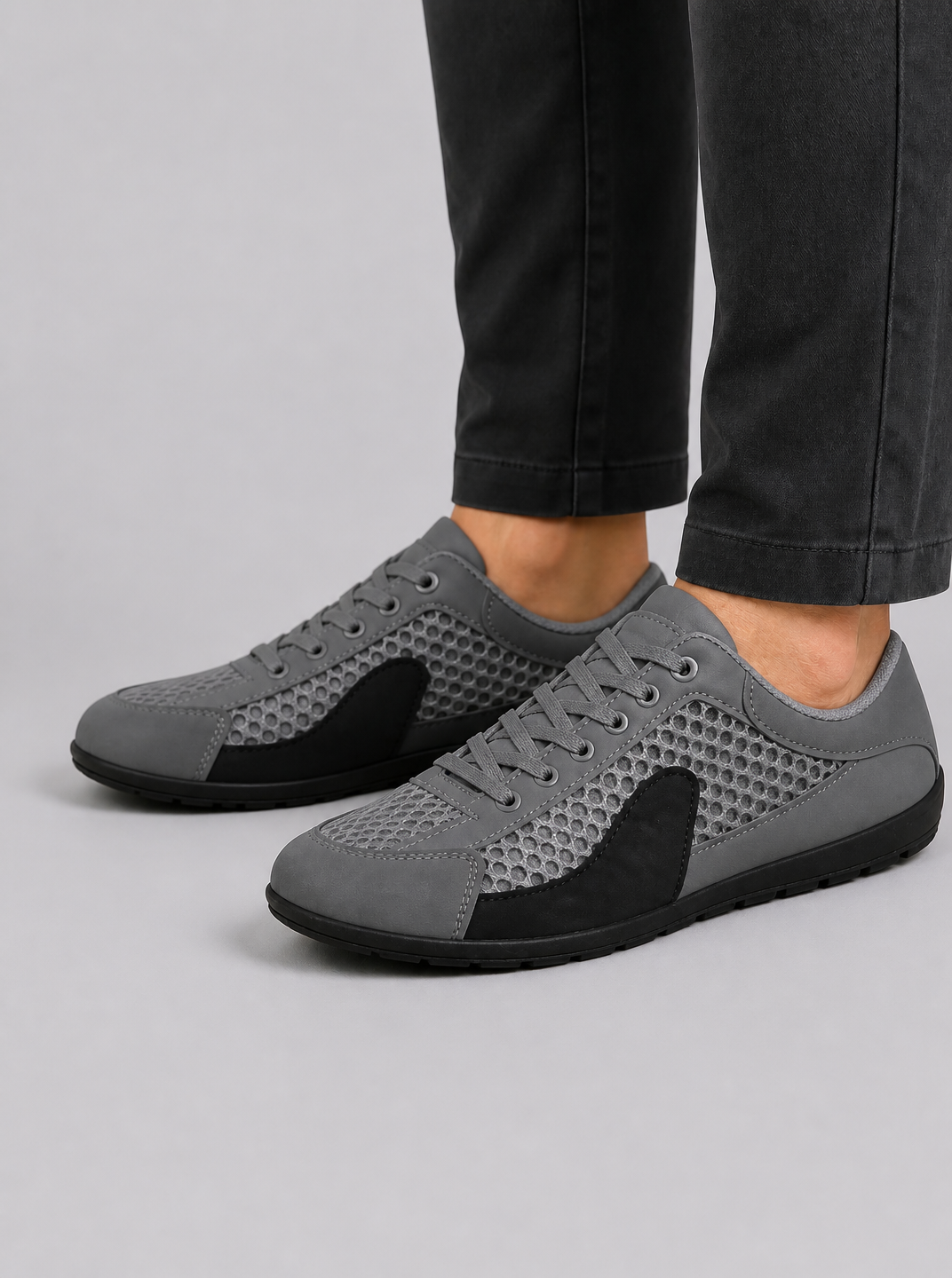 Men's Mesh Orthopedic Low Top Trainers