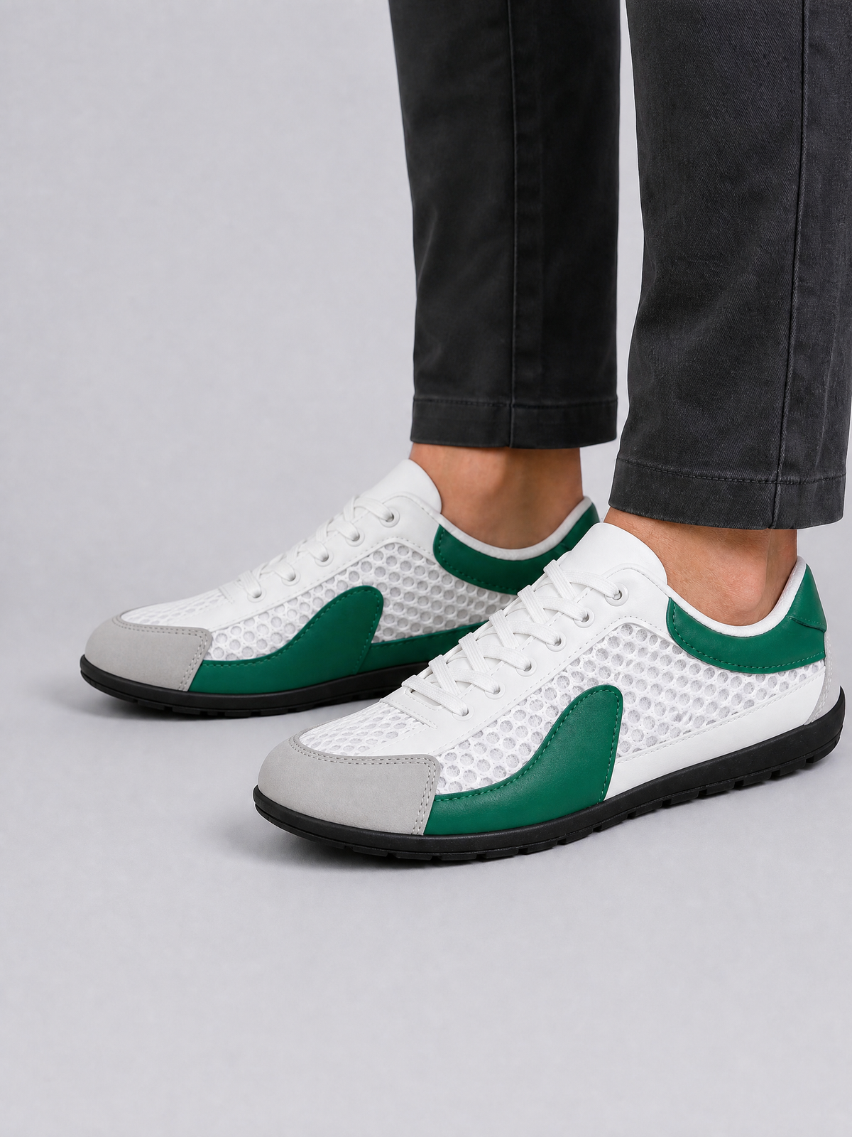 Men's Mesh Orthopedic Low Top Trainers