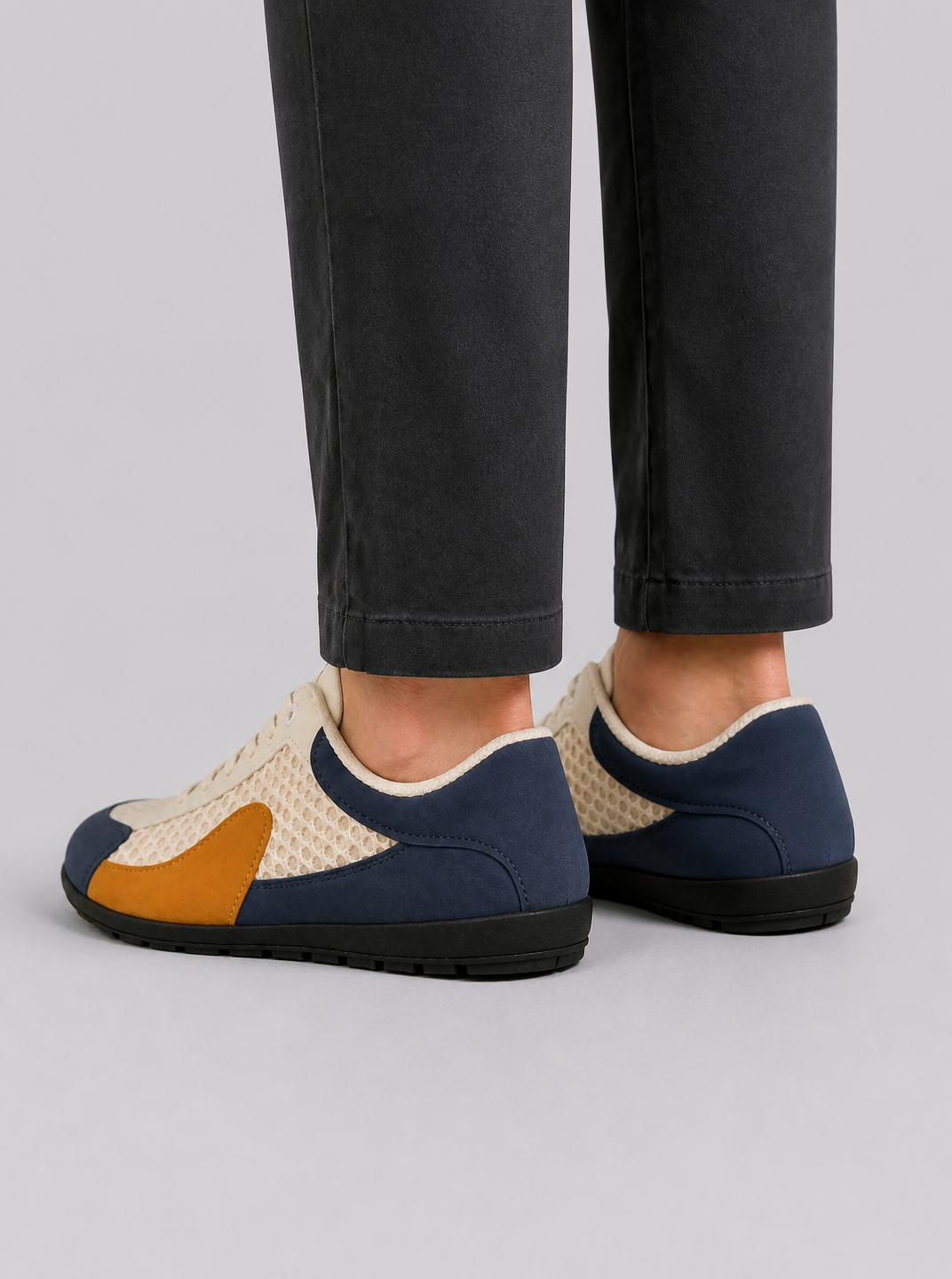 Men's Mesh Orthopedic Low Top Trainers