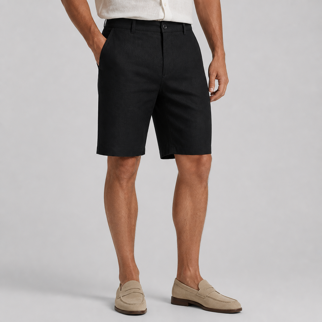 Men’s Pure Linen Chino Shorts