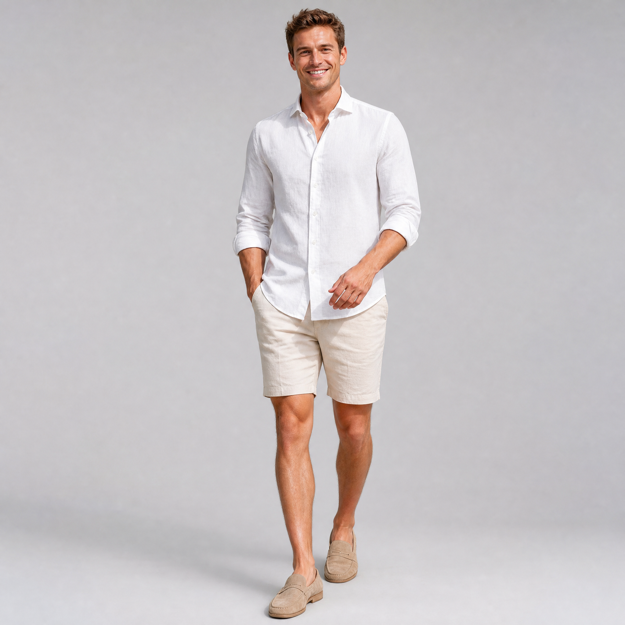 Men’s Pure Linen Shirt