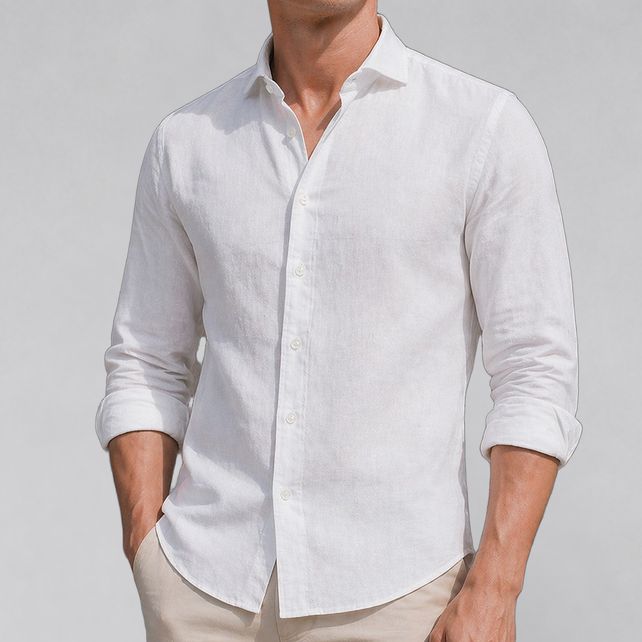 Men’s Pure Linen Shirt
