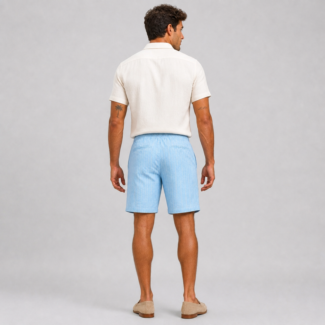 Men's Striped Shorts – Summer Holiday Chino Shorts Men