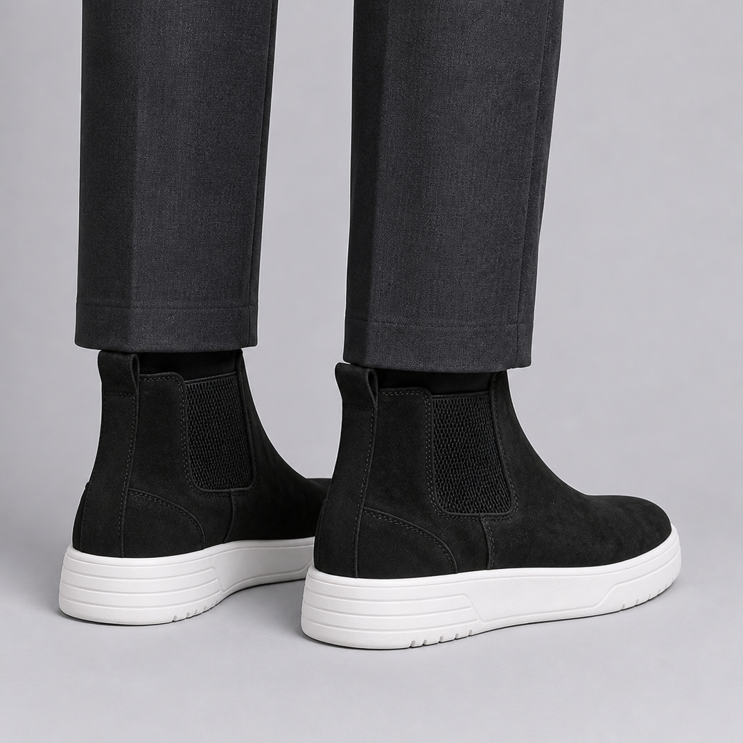 Men's Suede Casual Chelsea Boots
