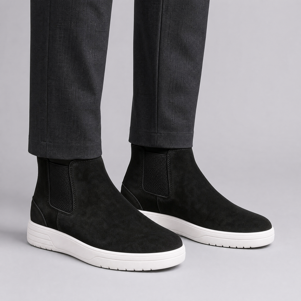 Men's Suede Casual Chelsea Boots
