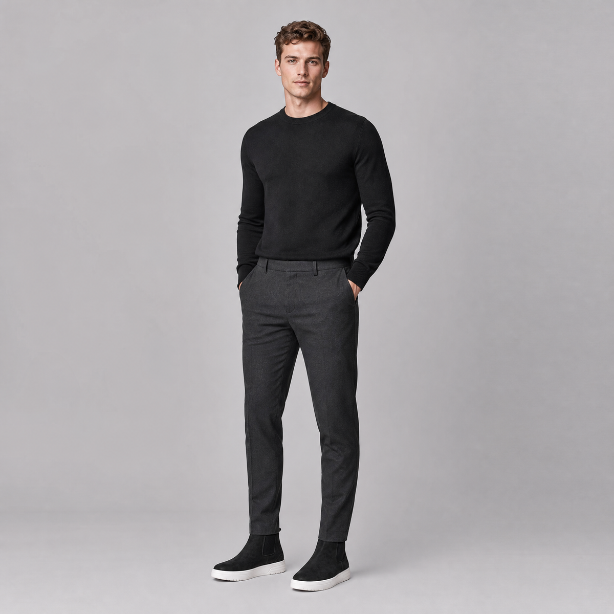 Men's Suede Casual Chelsea Boots