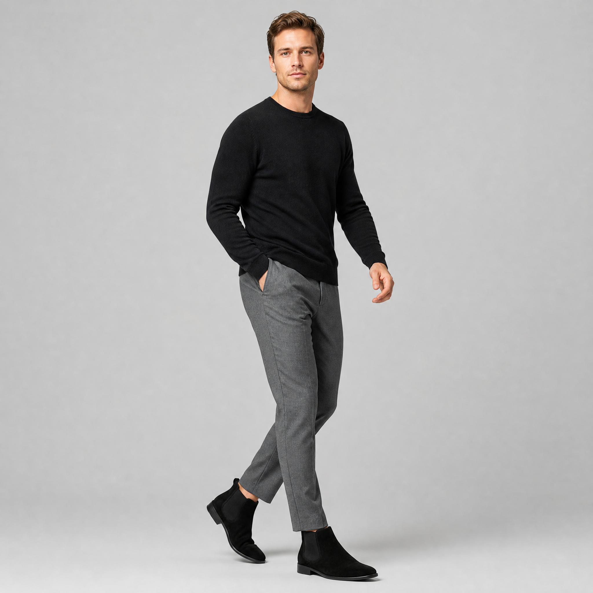 Men’s Suede Chelsea Boots